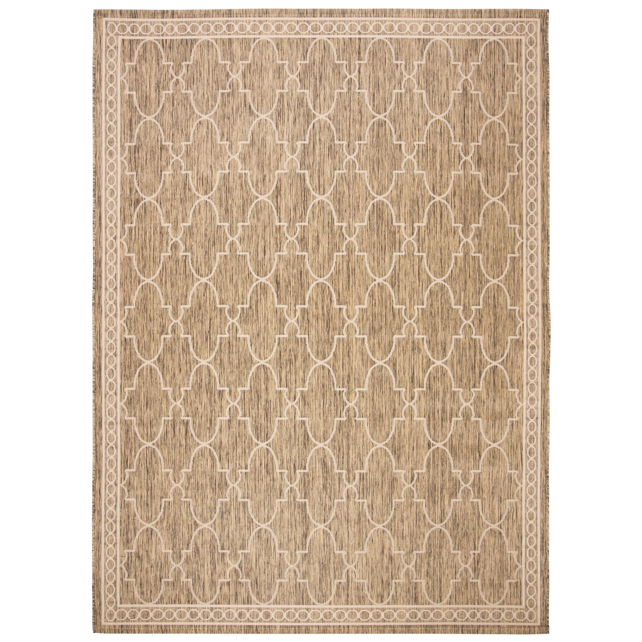 SAFAVIEH Courtyard Janell Trellis Indoor/ Outdoor Waterproof Patio Backyard Rug