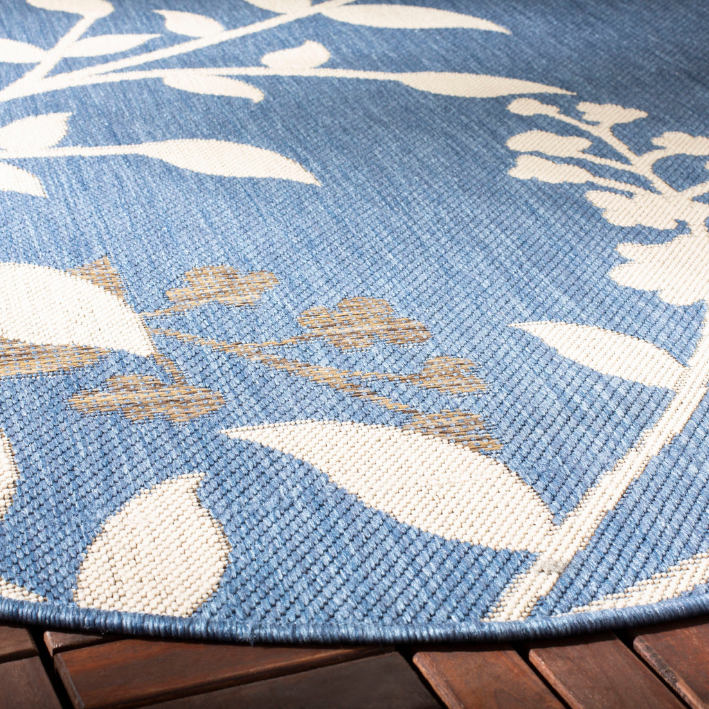 SAFAVIEH Courtyard Luann Botanical Indoor/ Outdoor Waterproof Patio Backyard Rug