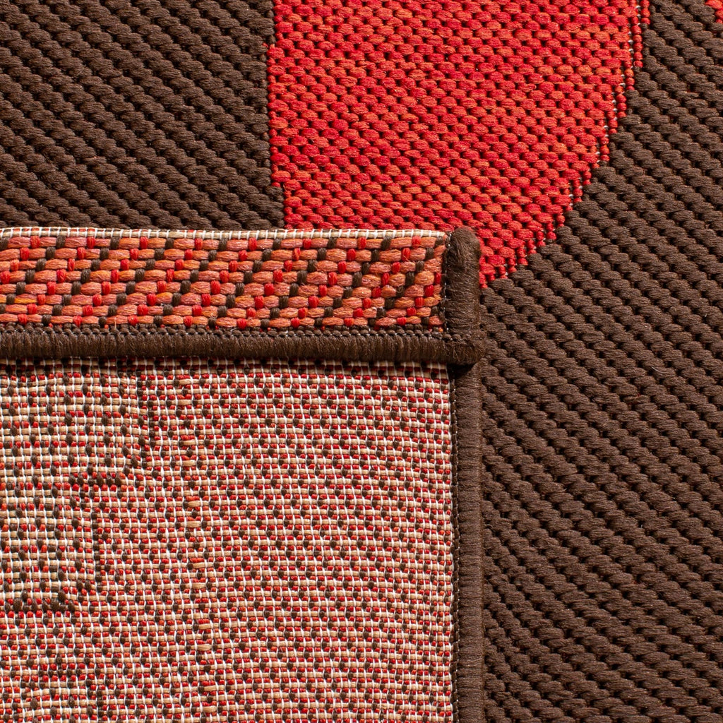 SAFAVIEH Courtyard Luann Botanical Indoor/ Outdoor Waterproof Patio Backyard Rug