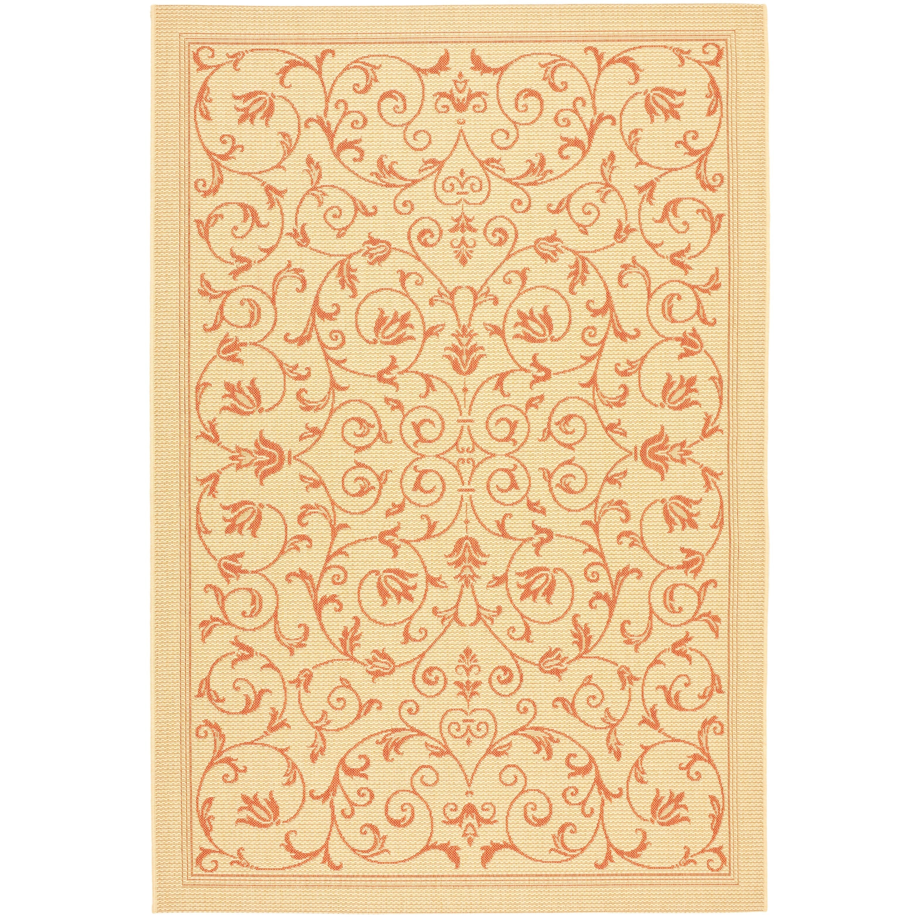 SAFAVIEH Courtyard Miljeta Indoor/ Outdoor Waterproof Patio Backyard Rug