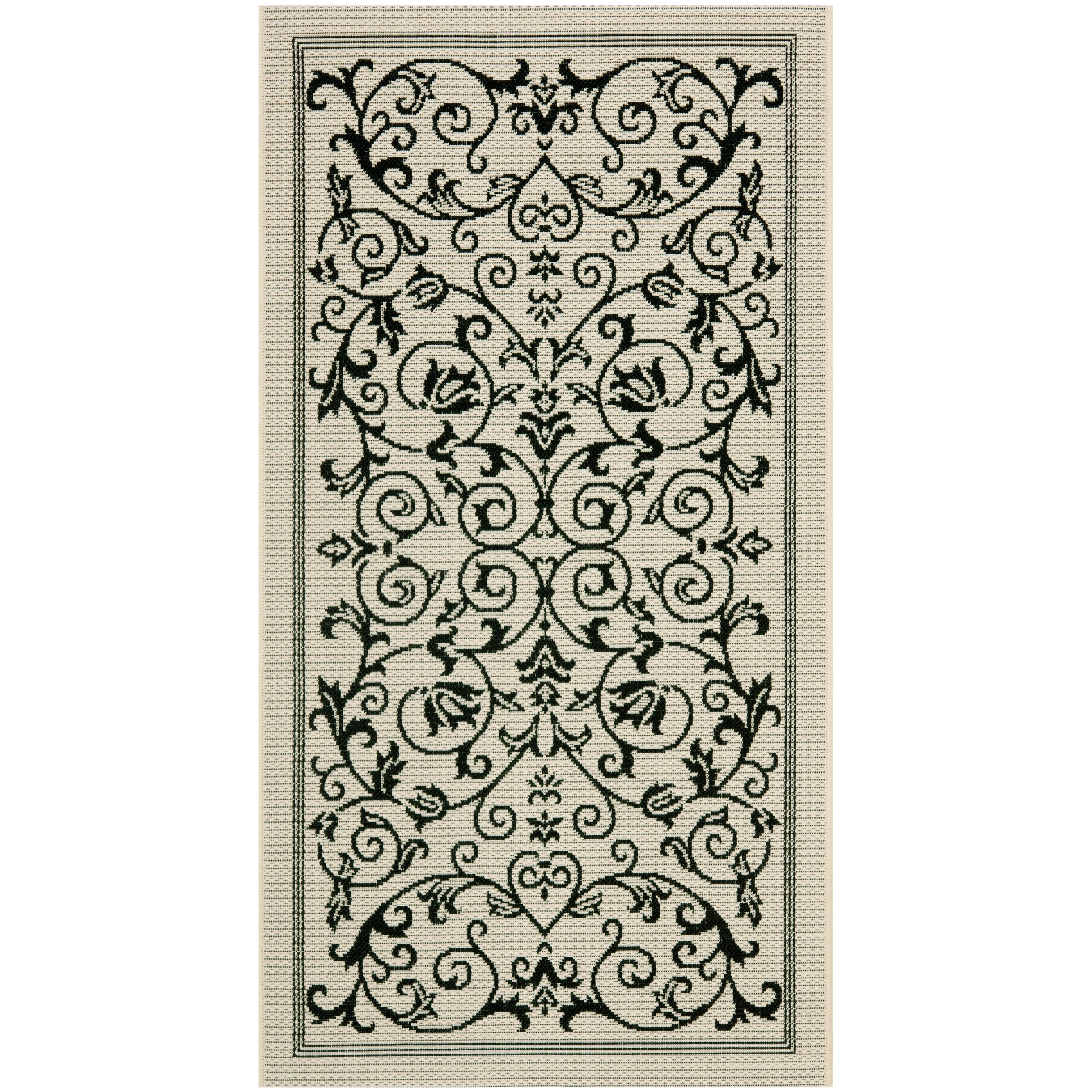 SAFAVIEH Courtyard Miljeta Indoor/ Outdoor Waterproof Patio Backyard Rug