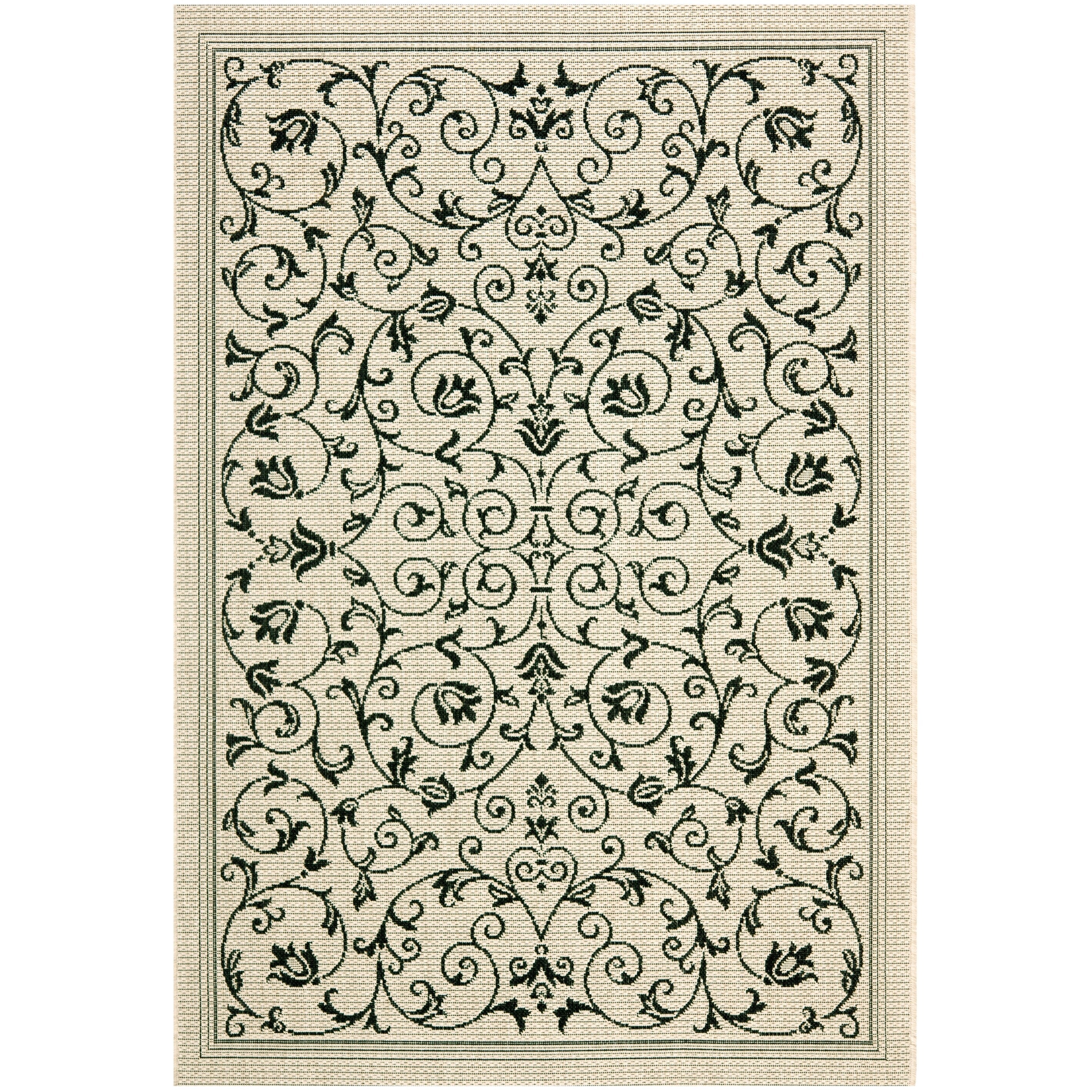 SAFAVIEH Courtyard Miljeta Indoor/ Outdoor Waterproof Patio Backyard Rug