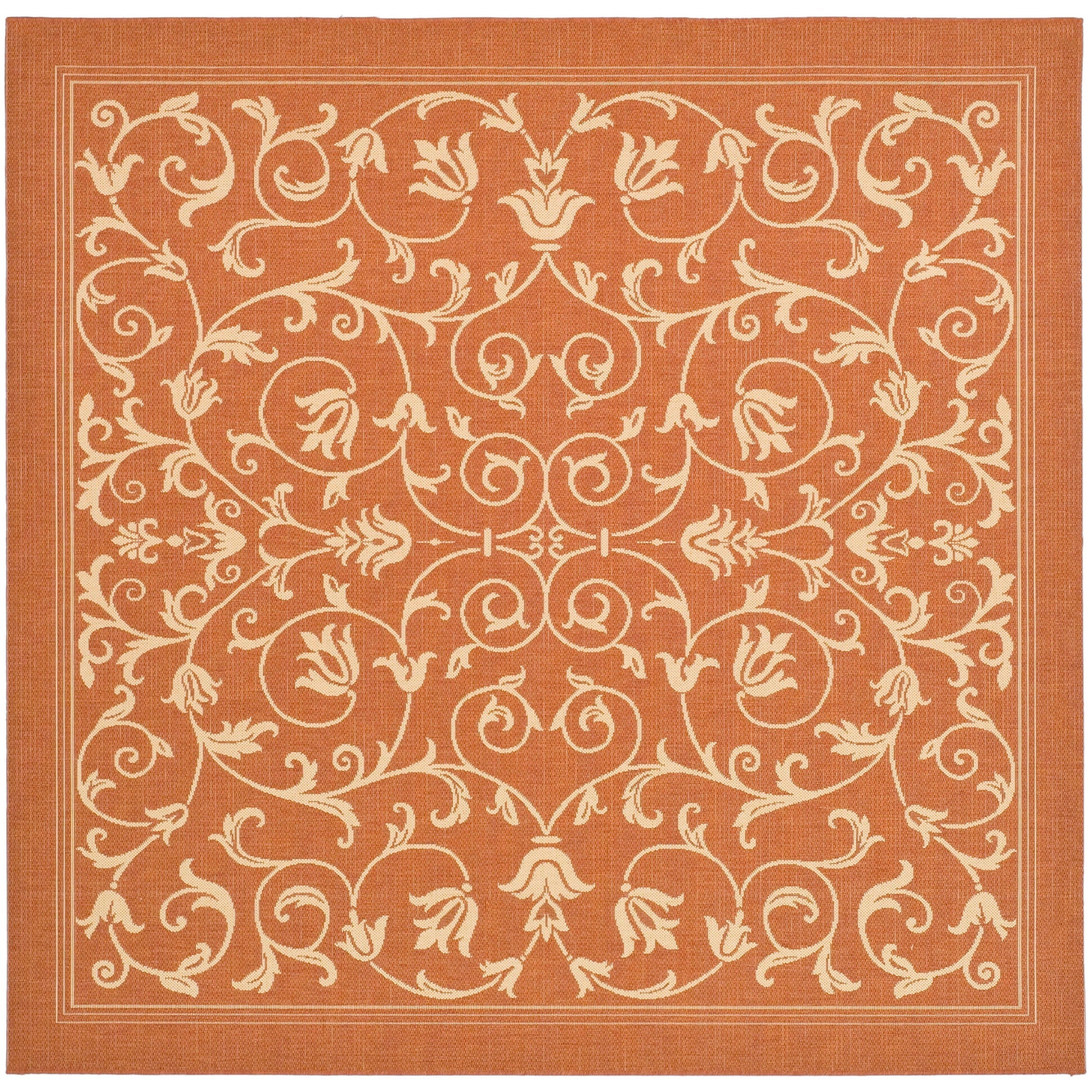 SAFAVIEH Courtyard Miljeta Indoor/ Outdoor Waterproof Patio Backyard Rug