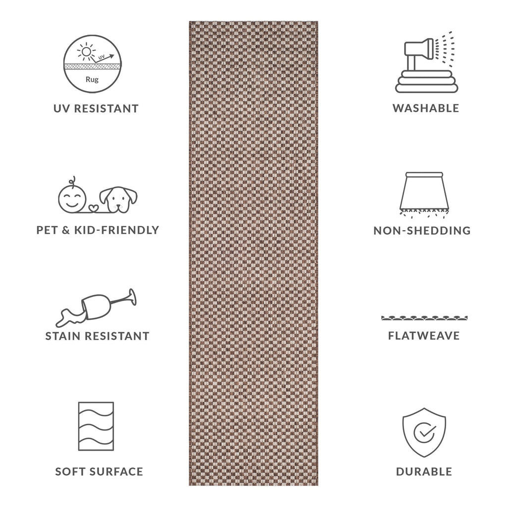 SAFAVIEH Courtyard Ragini Indoor/Outdoor Waterproof Patio Backyard Rug