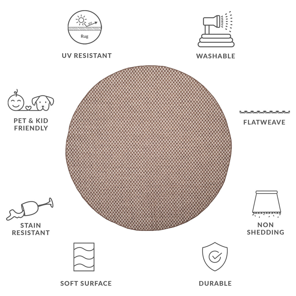 SAFAVIEH Courtyard Ragini Indoor/Outdoor Waterproof Patio Backyard Rug