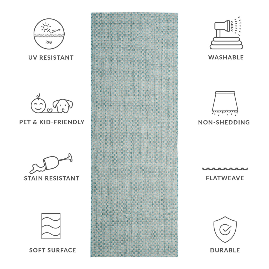 SAFAVIEH Courtyard Ragini Indoor/Outdoor Waterproof Patio Backyard Rug