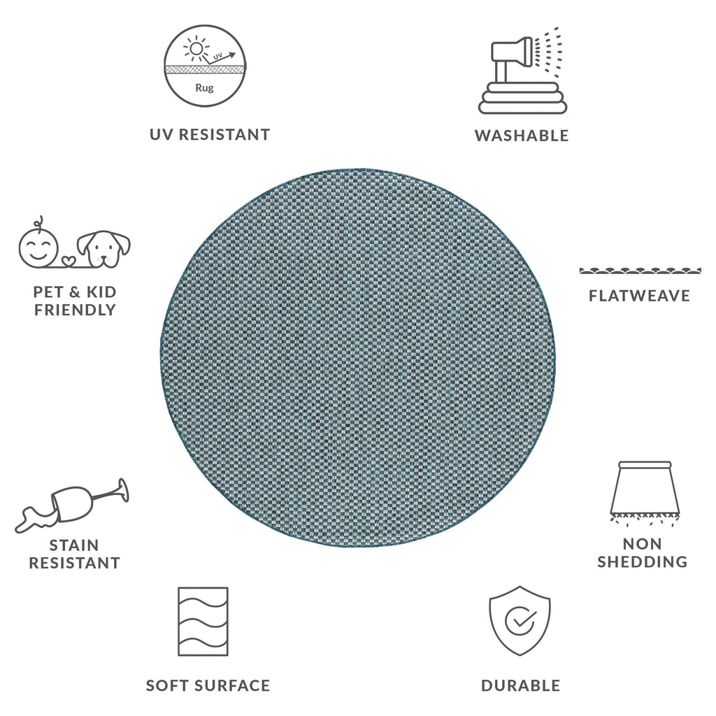 SAFAVIEH Courtyard Ragini Indoor/Outdoor Waterproof Patio Backyard Rug