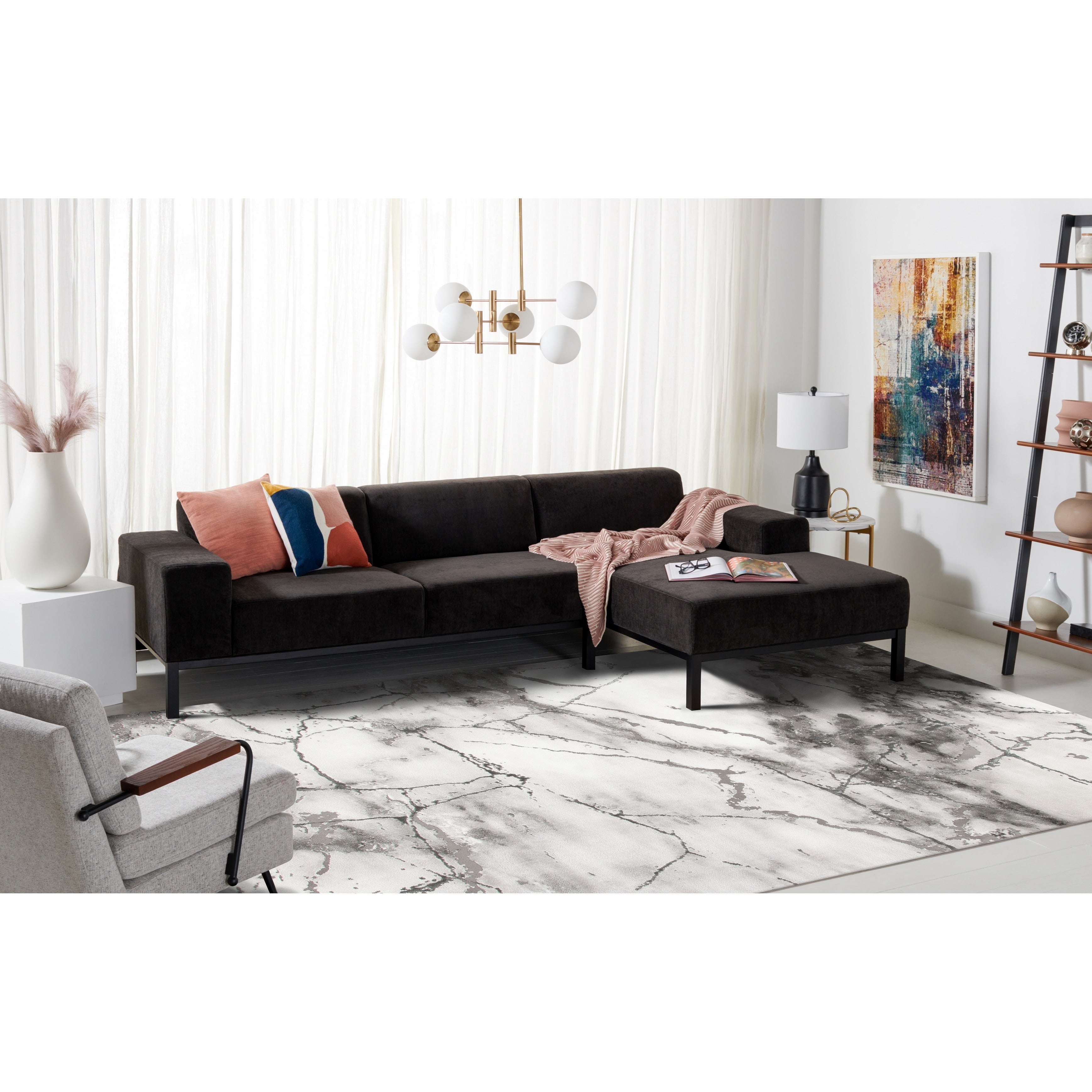 Tapis abstrait moderne SAFAVIEH Craft Miyase