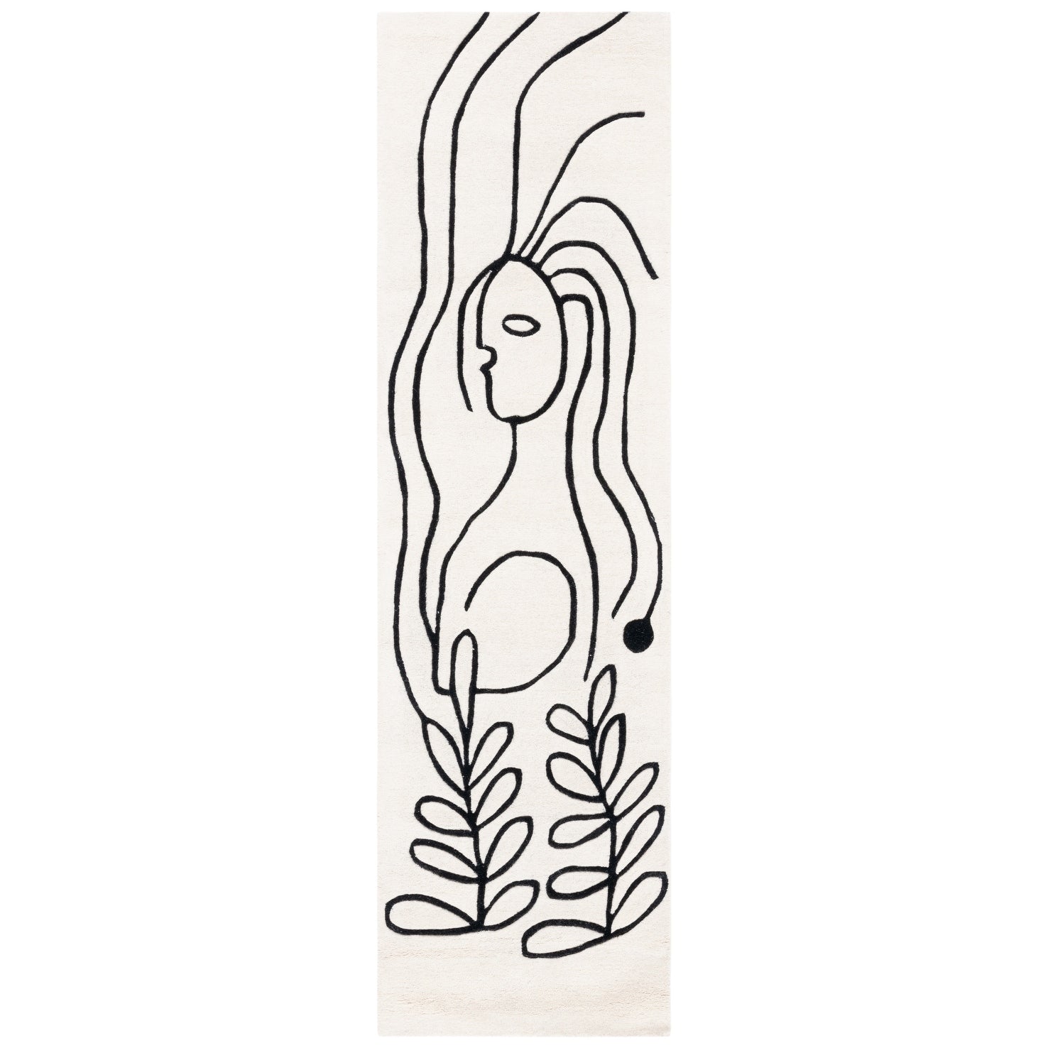 Tapis SAFAVIEH Cyrus Shag Jenica Abstrait 2,5 cm d'épaisseur