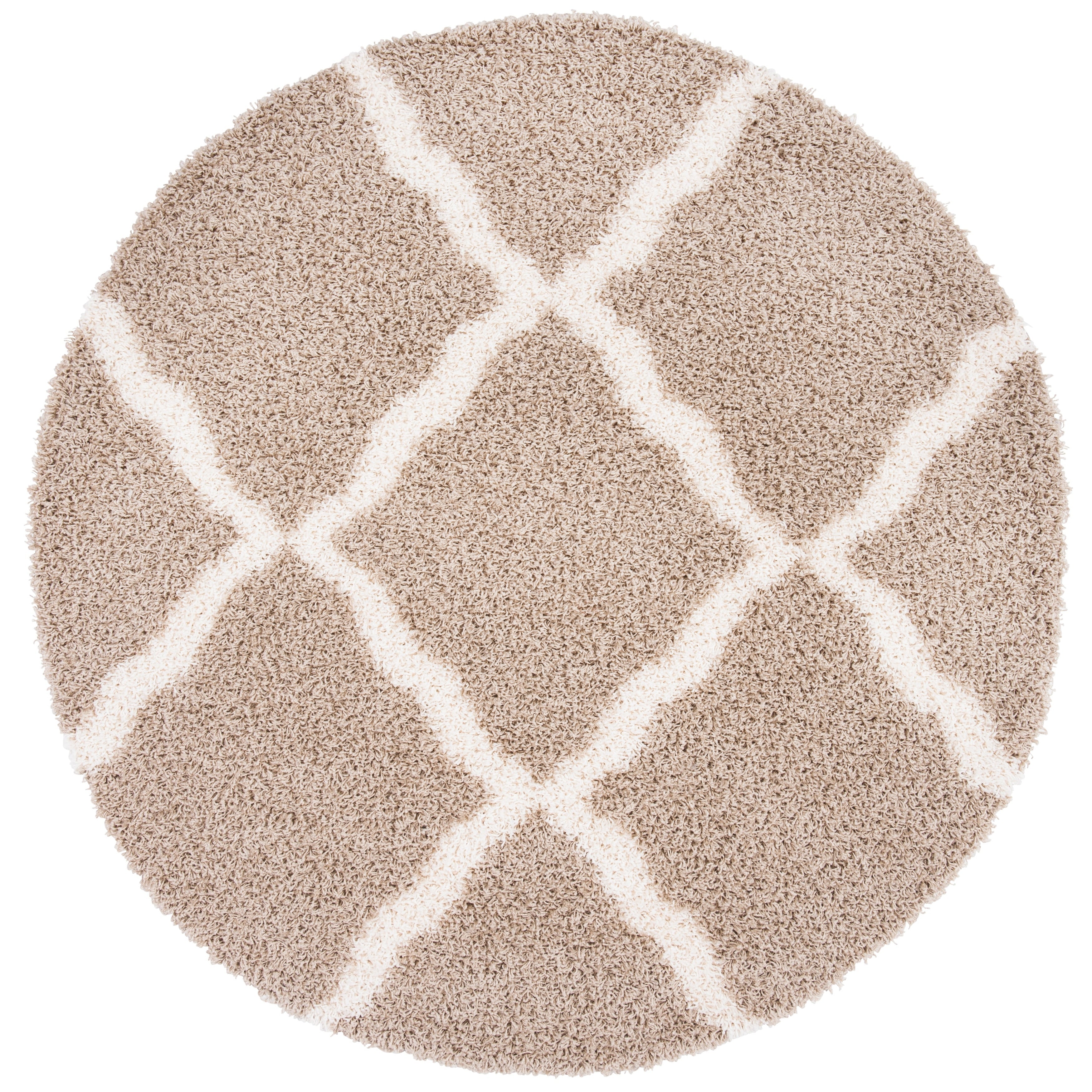 SAFAVIEH Dallas Shag Darina Trellis 1.5-inch Thick Rug