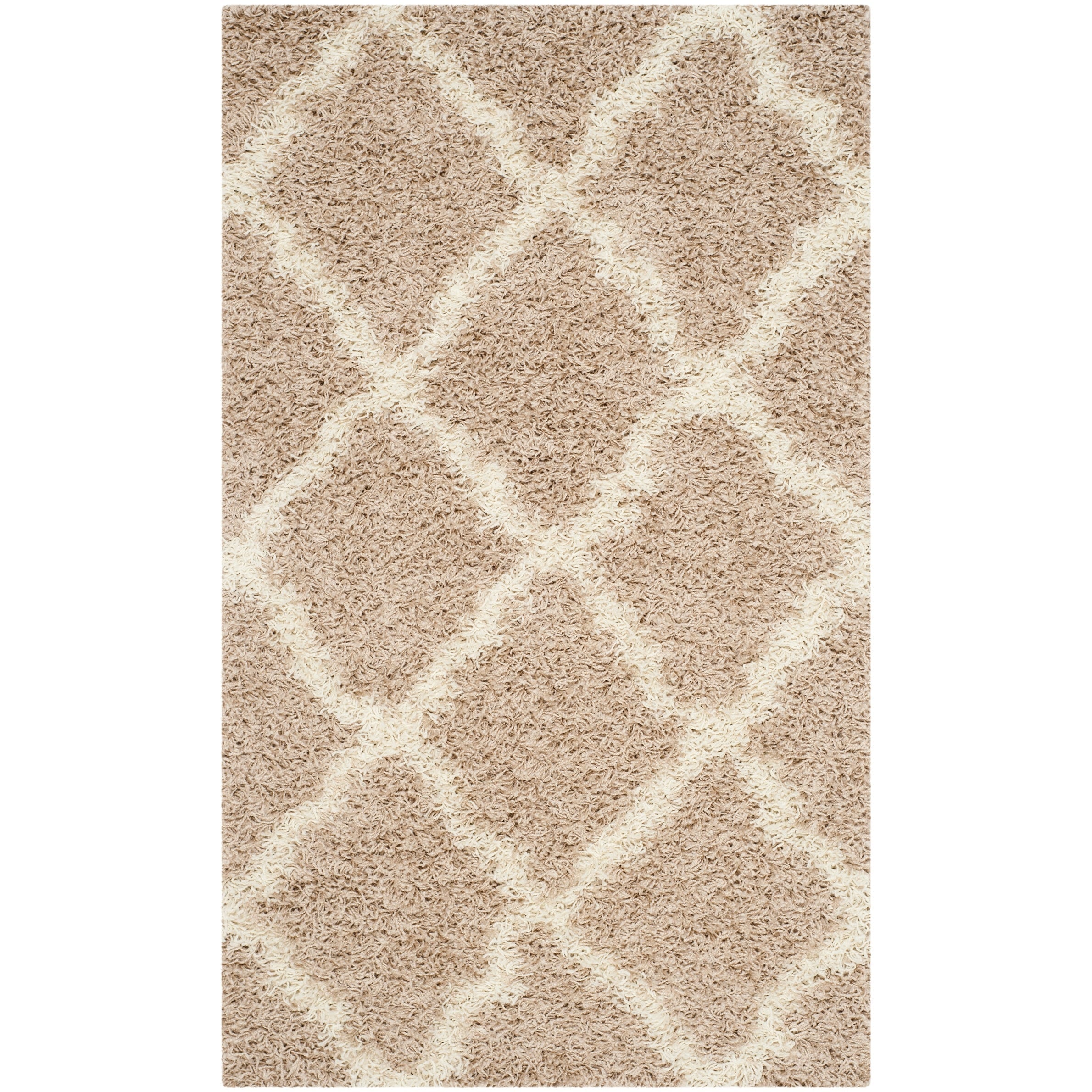 SAFAVIEH Dallas Shag Darina Trellis 1.5-inch Thick Rug