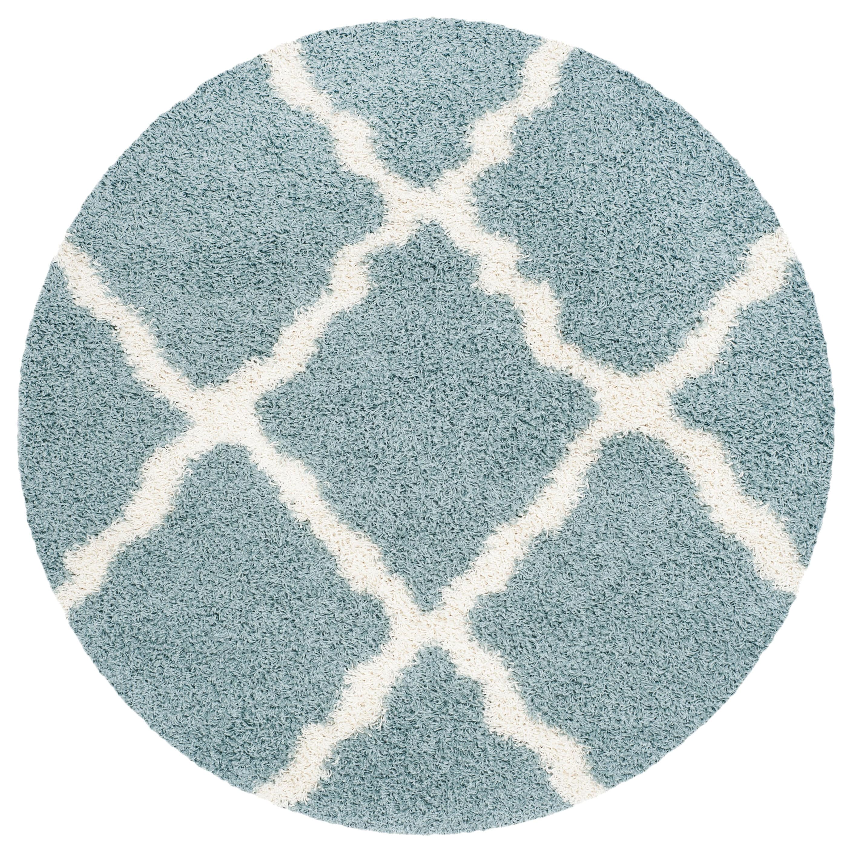 SAFAVIEH Dallas Shag Darina Trellis 1.5-inch Thick Rug