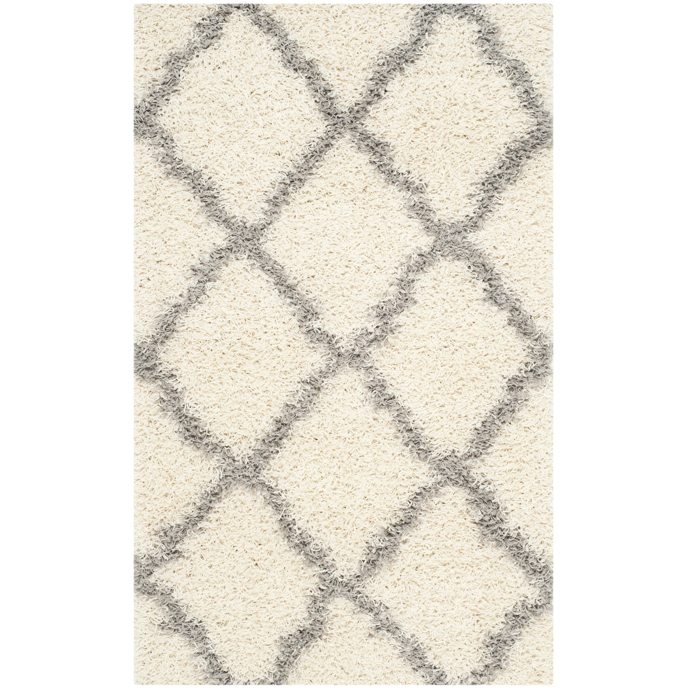 SAFAVIEH Dallas Shag Darina Trellis 1.5-inch Thick Rug