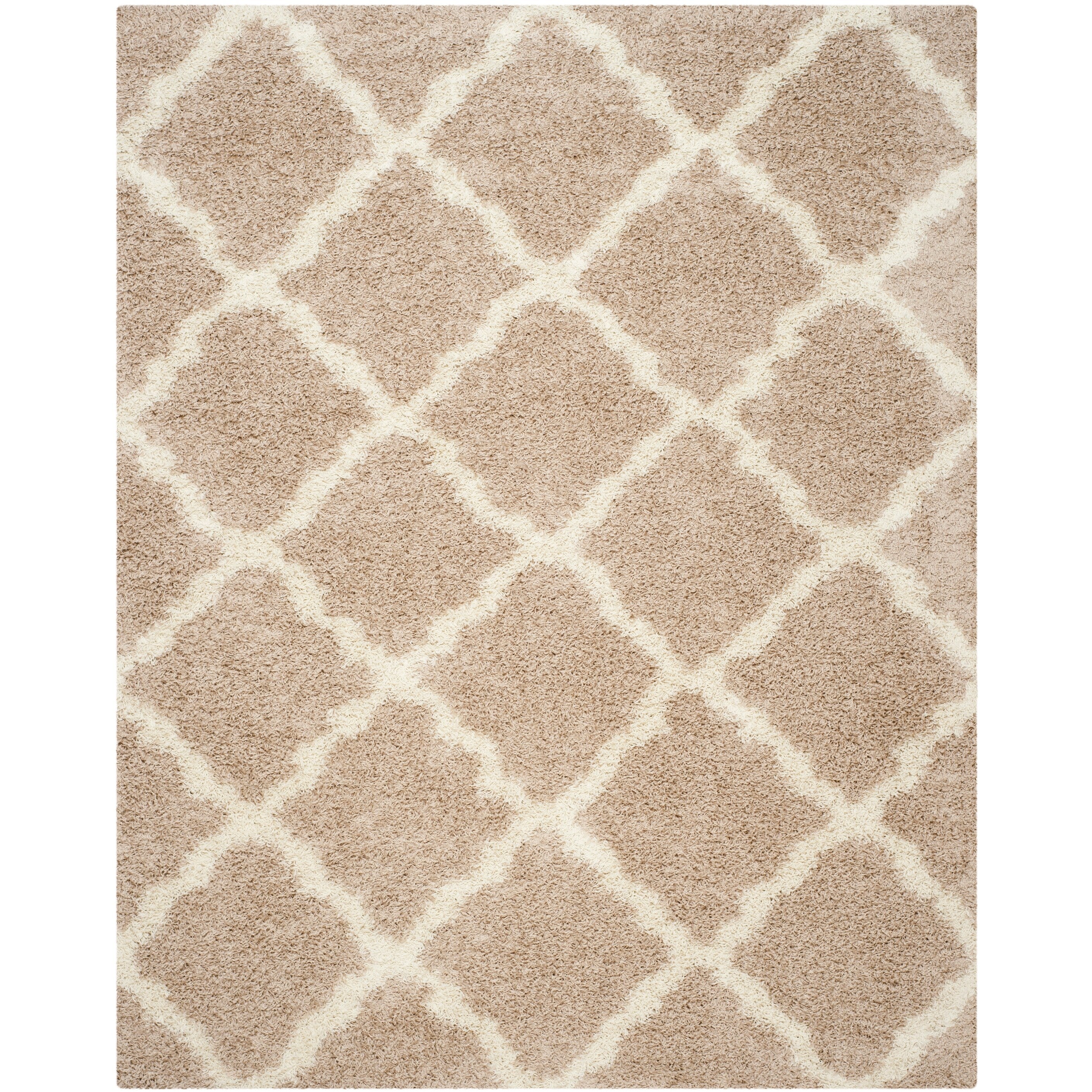 SAFAVIEH Dallas Shag Darina Trellis 1.5-inch Thick Rug