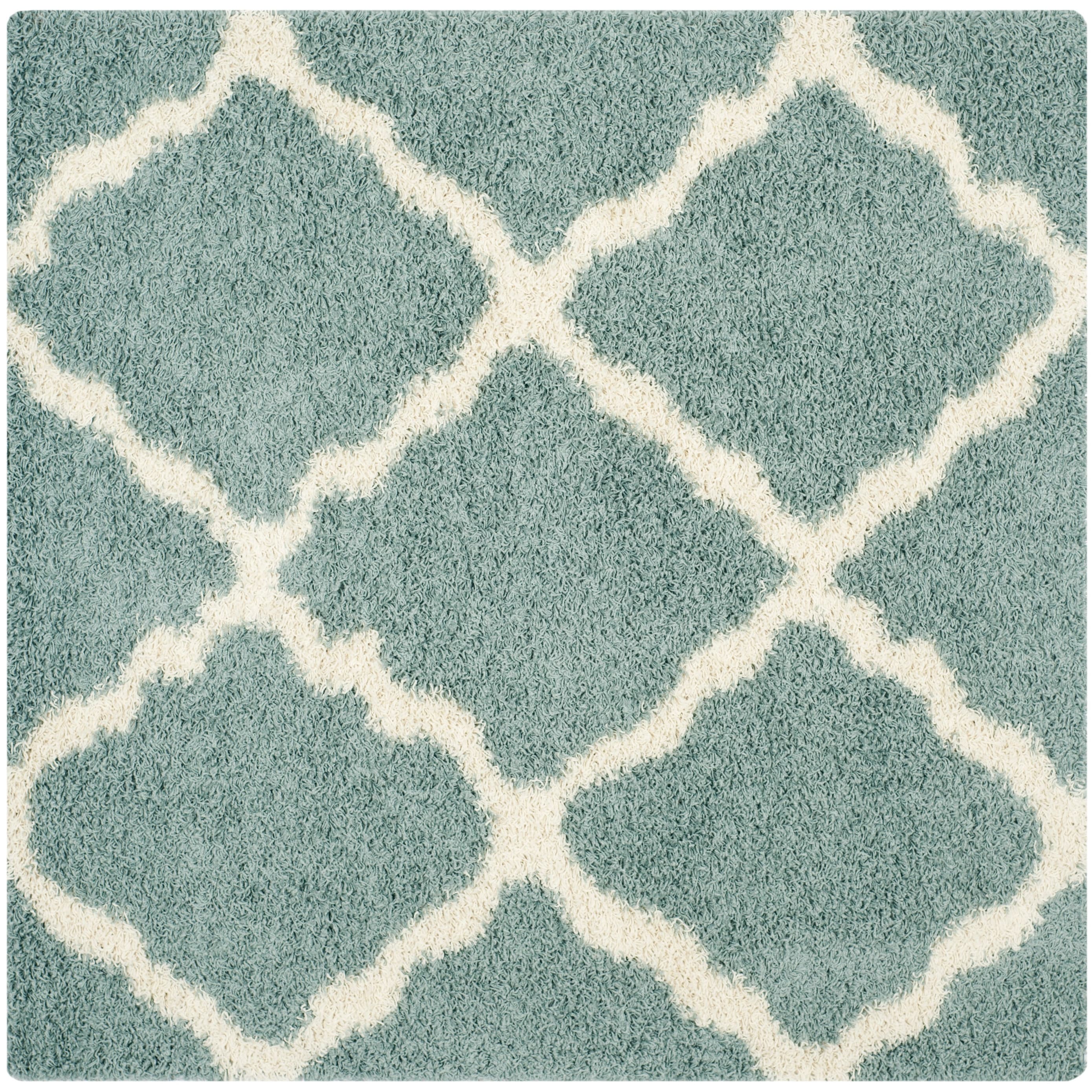 SAFAVIEH Dallas Shag Darina Trellis 1.5-inch Thick Rug