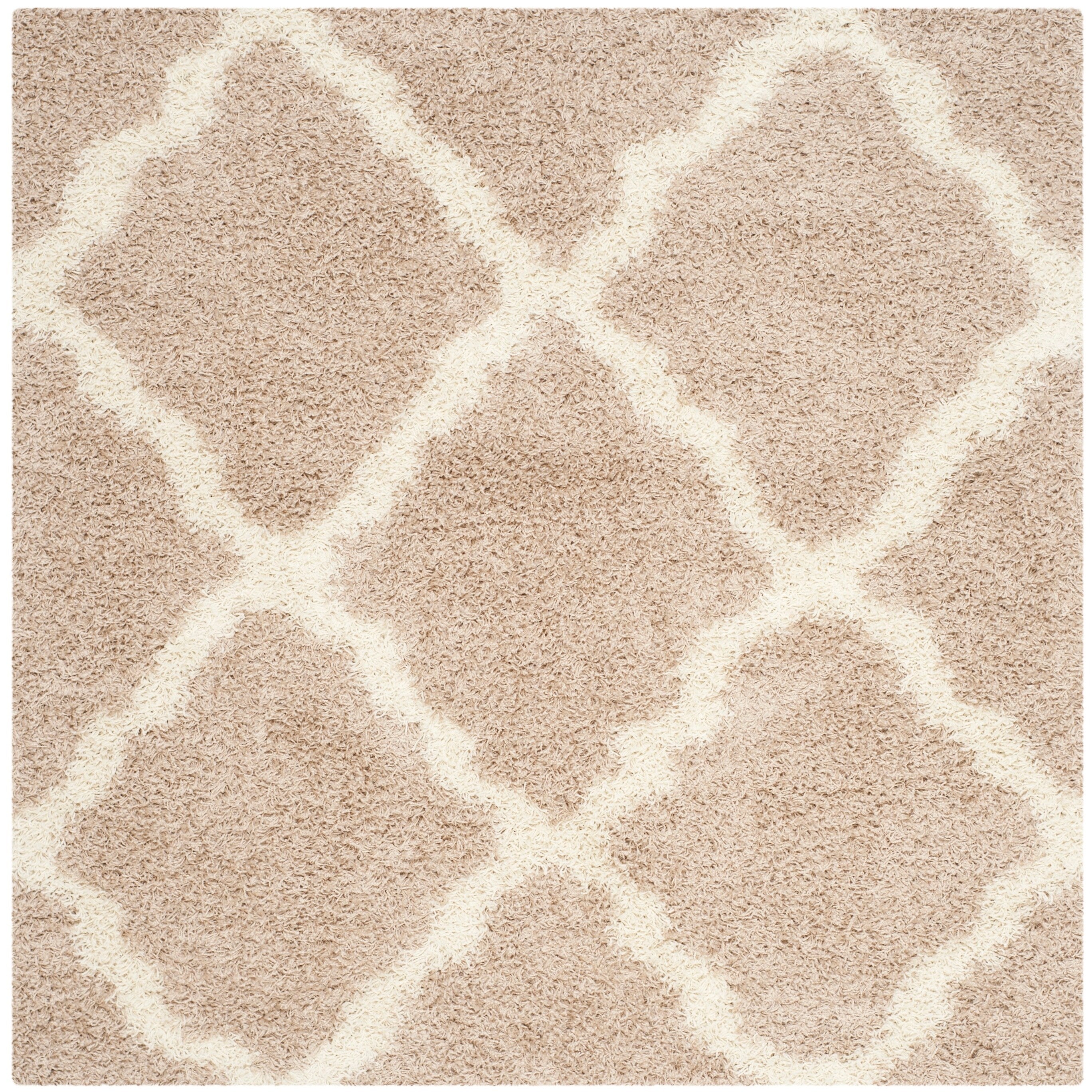 SAFAVIEH Dallas Shag Darina Trellis 1.5-inch Thick Rug