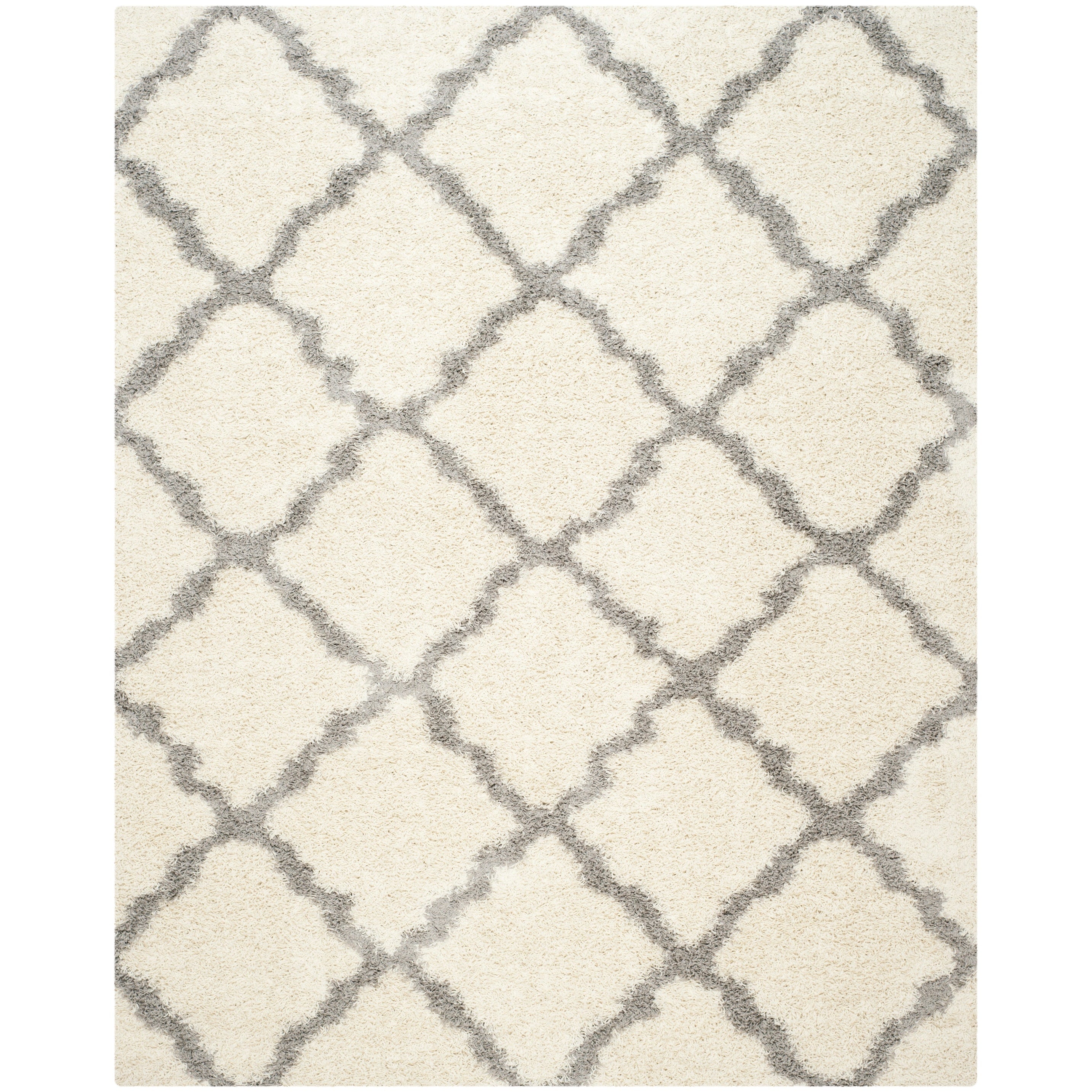 SAFAVIEH Dallas Shag Darina Trellis 1.5-inch Thick Rug