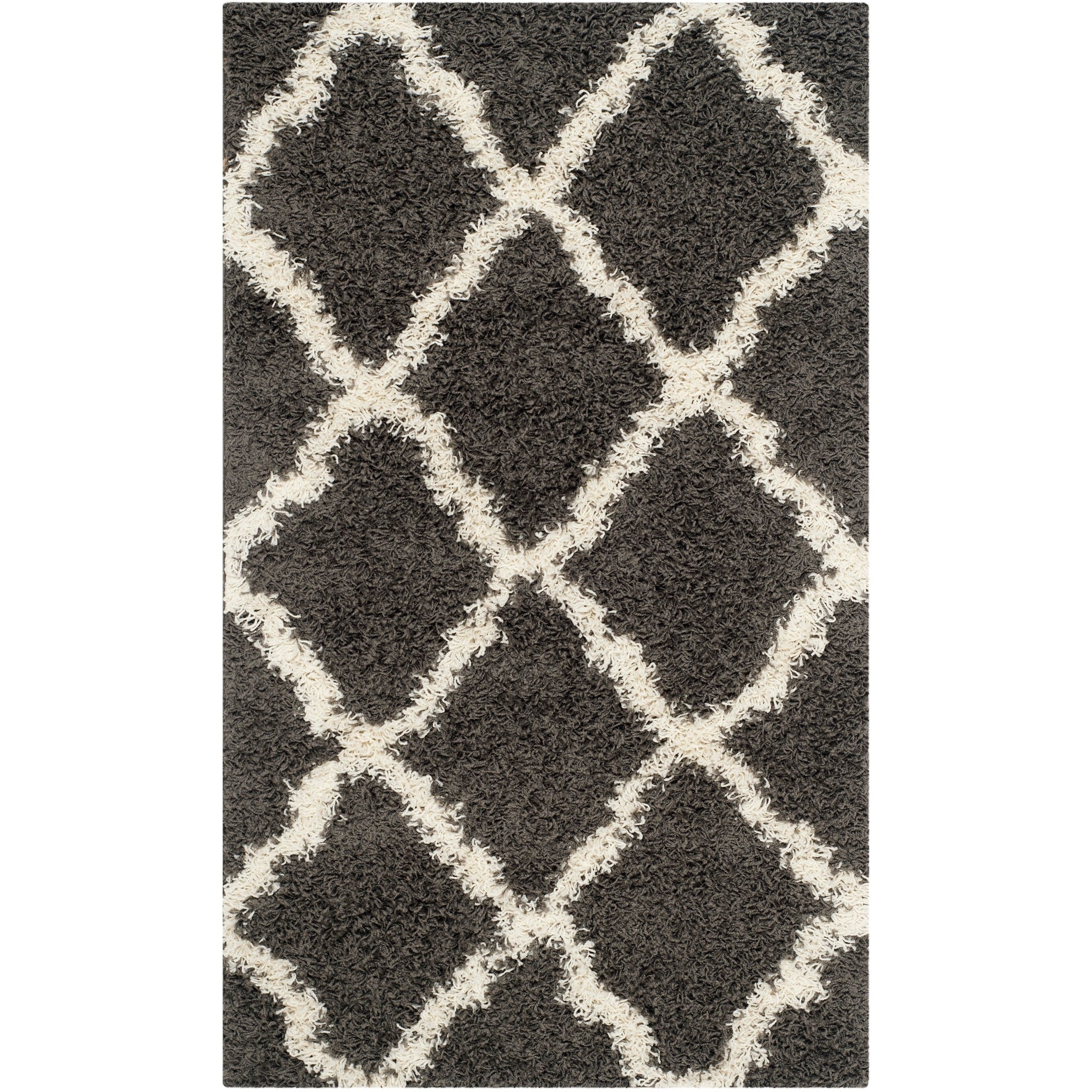 SAFAVIEH Dallas Shag Darina Trellis 1.5-inch Thick Rug