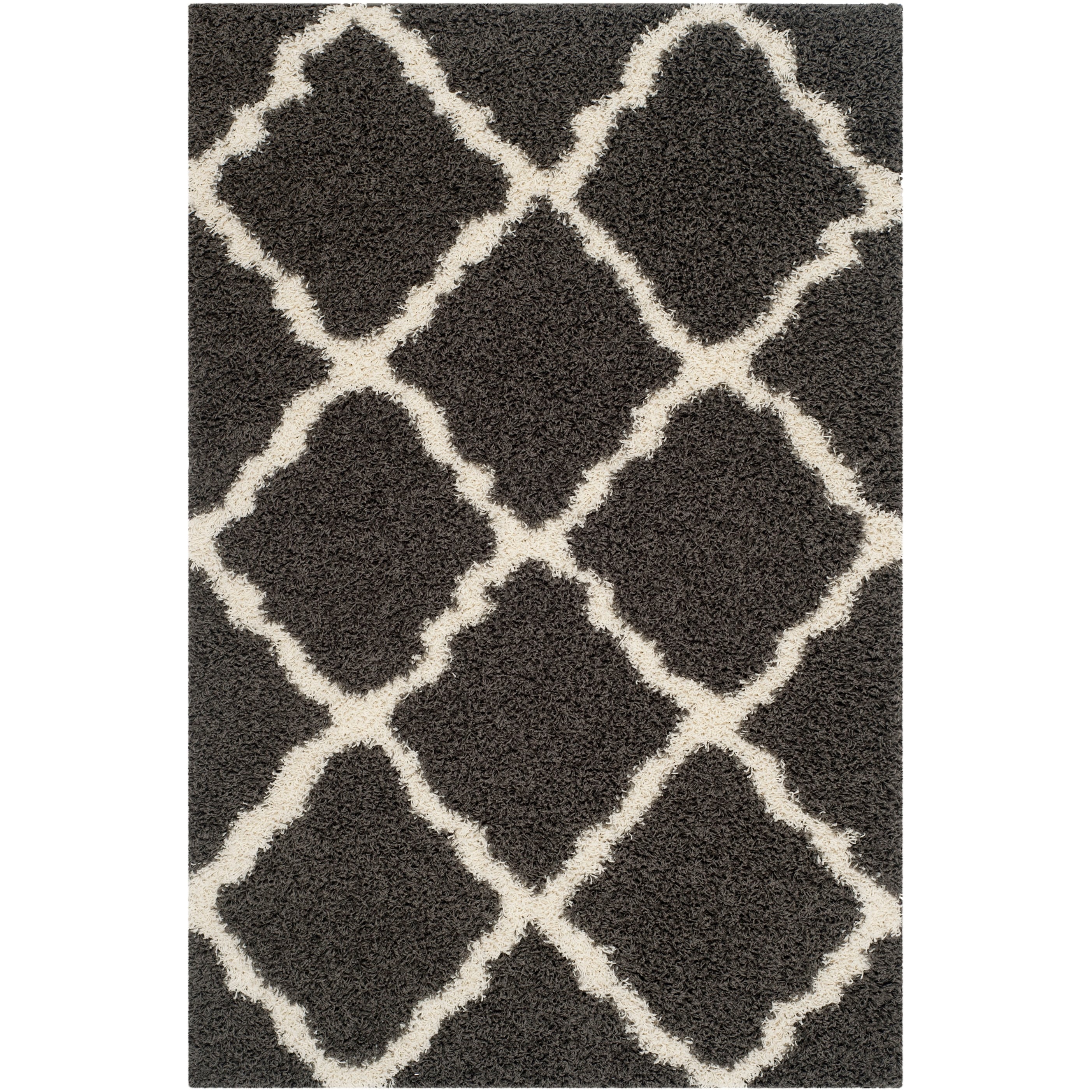 SAFAVIEH Dallas Shag Darina Trellis 1.5-inch Thick Rug