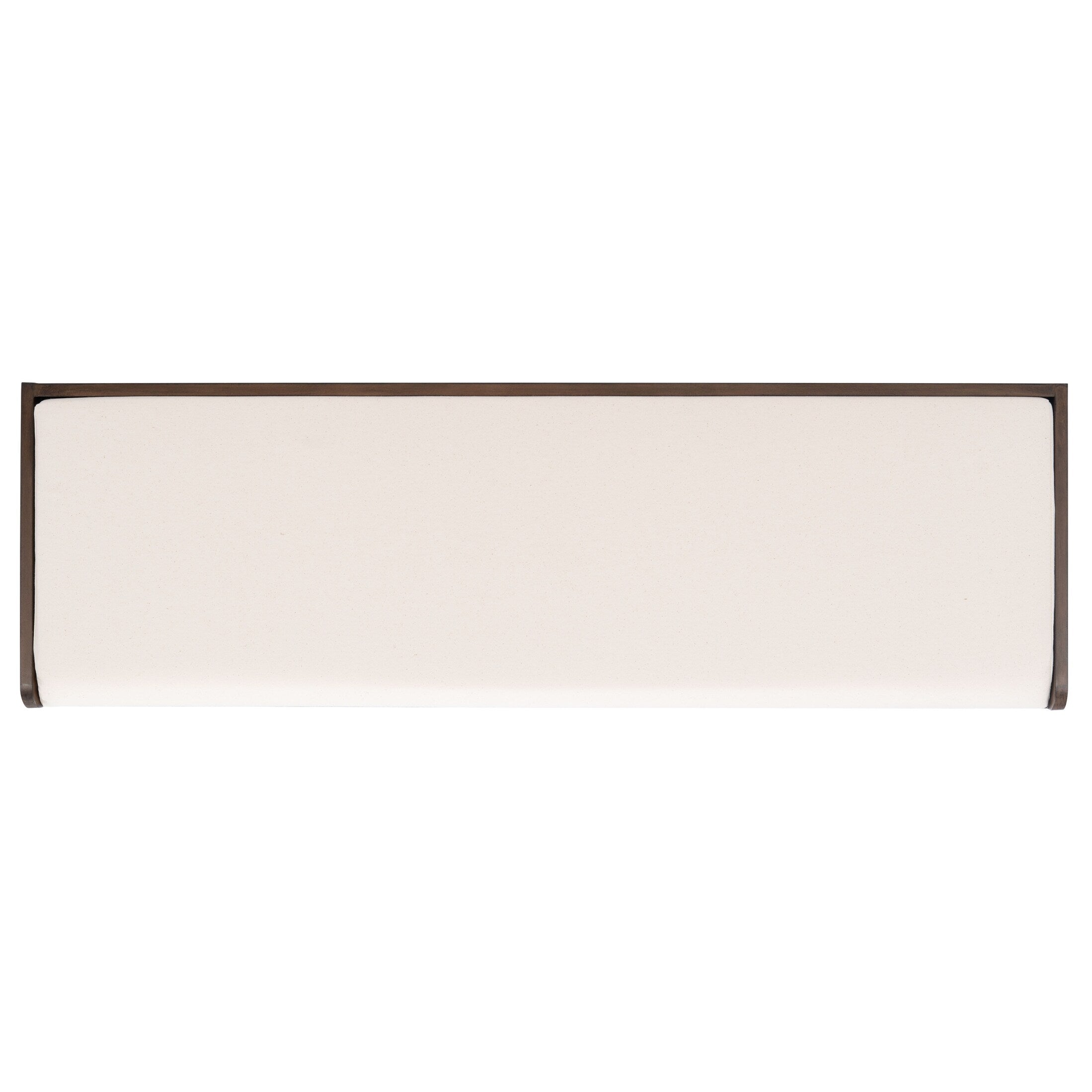 Banc de rangement à 3 tiroirs SAFAVIEH Fiorello avec coussins - 47,3 L x 15 L x 19 H - 47 L x 15 P x 19 H