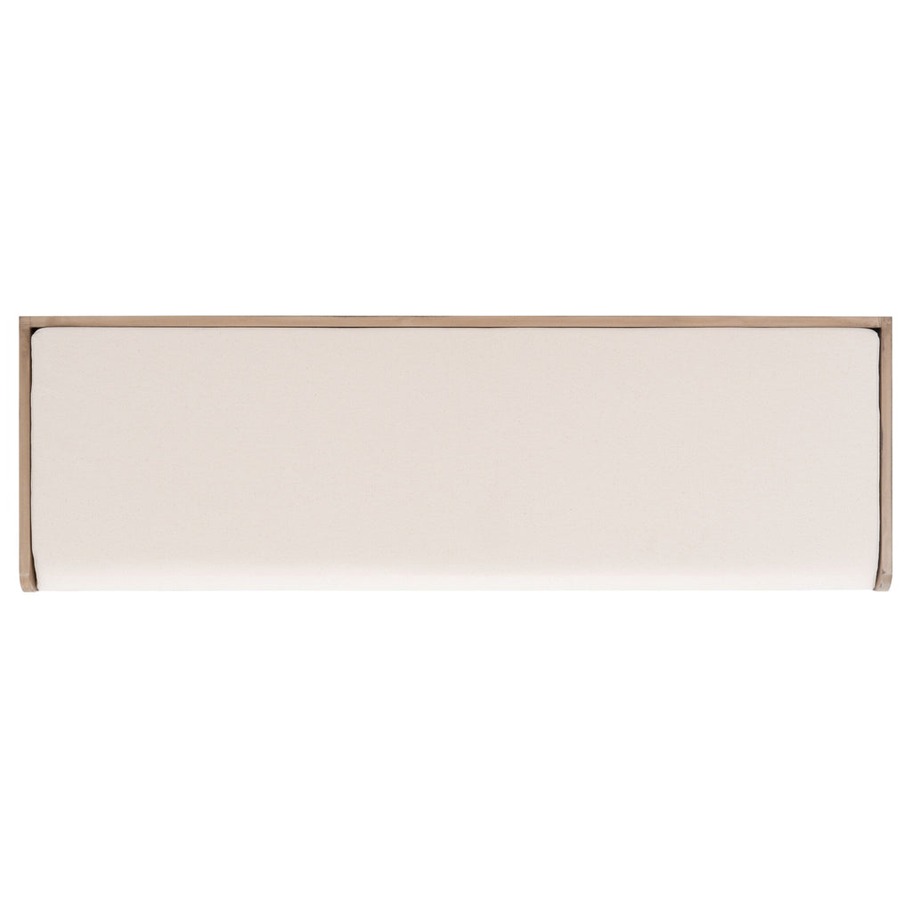 Banc de rangement à 3 tiroirs SAFAVIEH Fiorello avec coussins - 47,3 L x 15 L x 19 H - 47 L x 15 P x 19 H