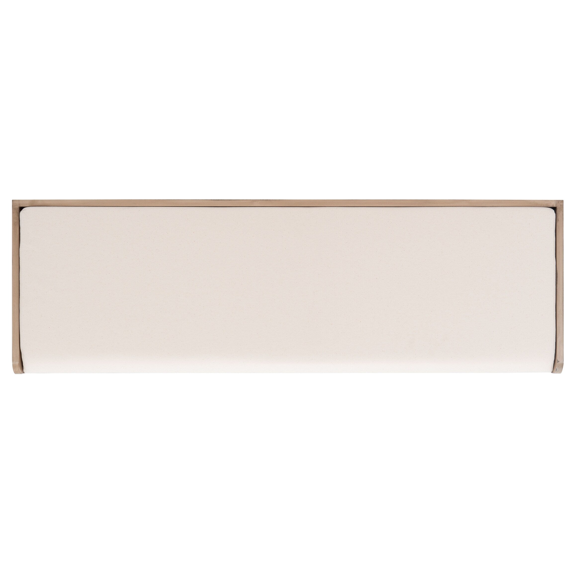 Banc de rangement à 3 tiroirs SAFAVIEH Fiorello avec coussins - 47,3 L x 15 L x 19 H - 47 L x 15 P x 19 H