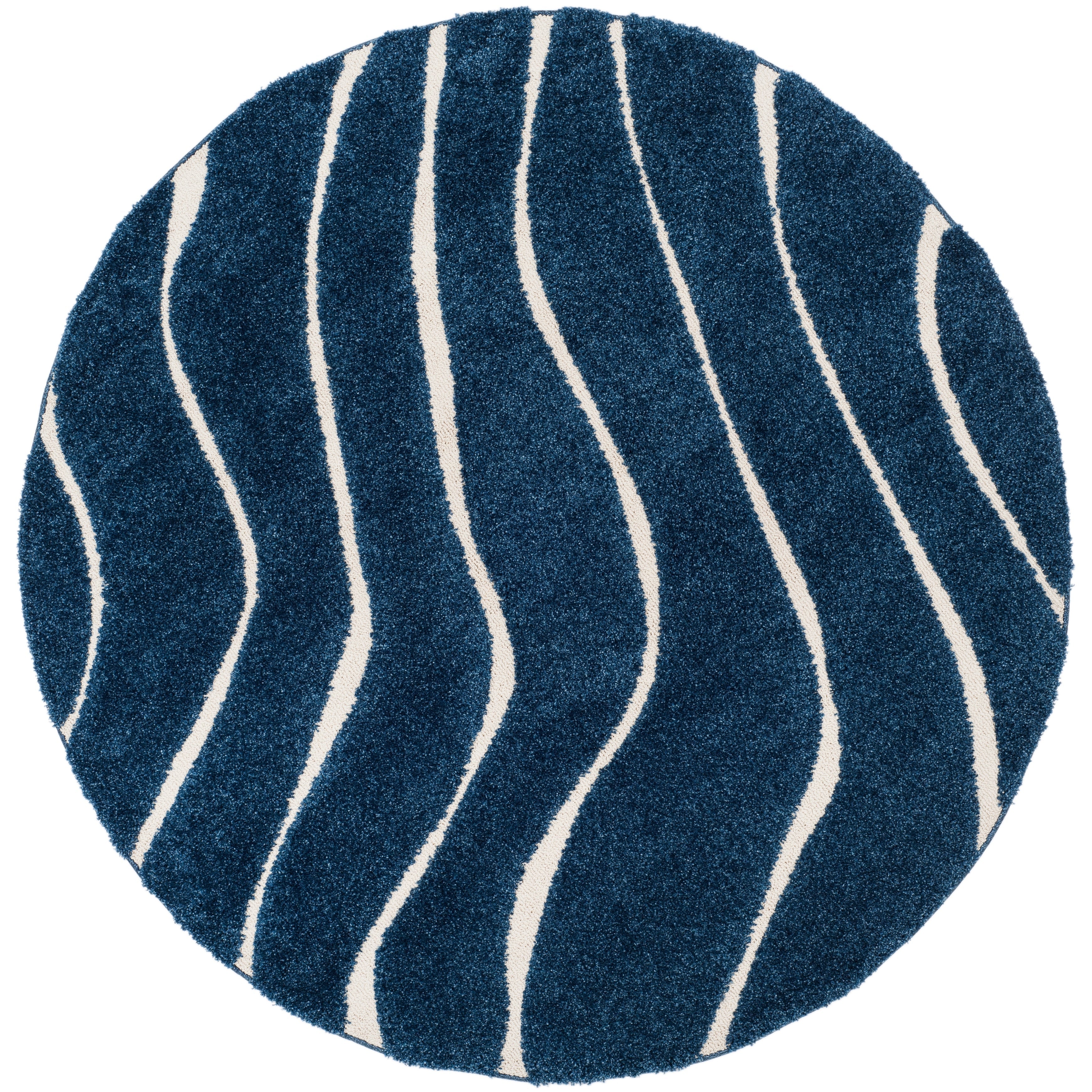 SAFAVIEH Florida Shag Borbala Soft Serene Waves 1.2-inch Thick