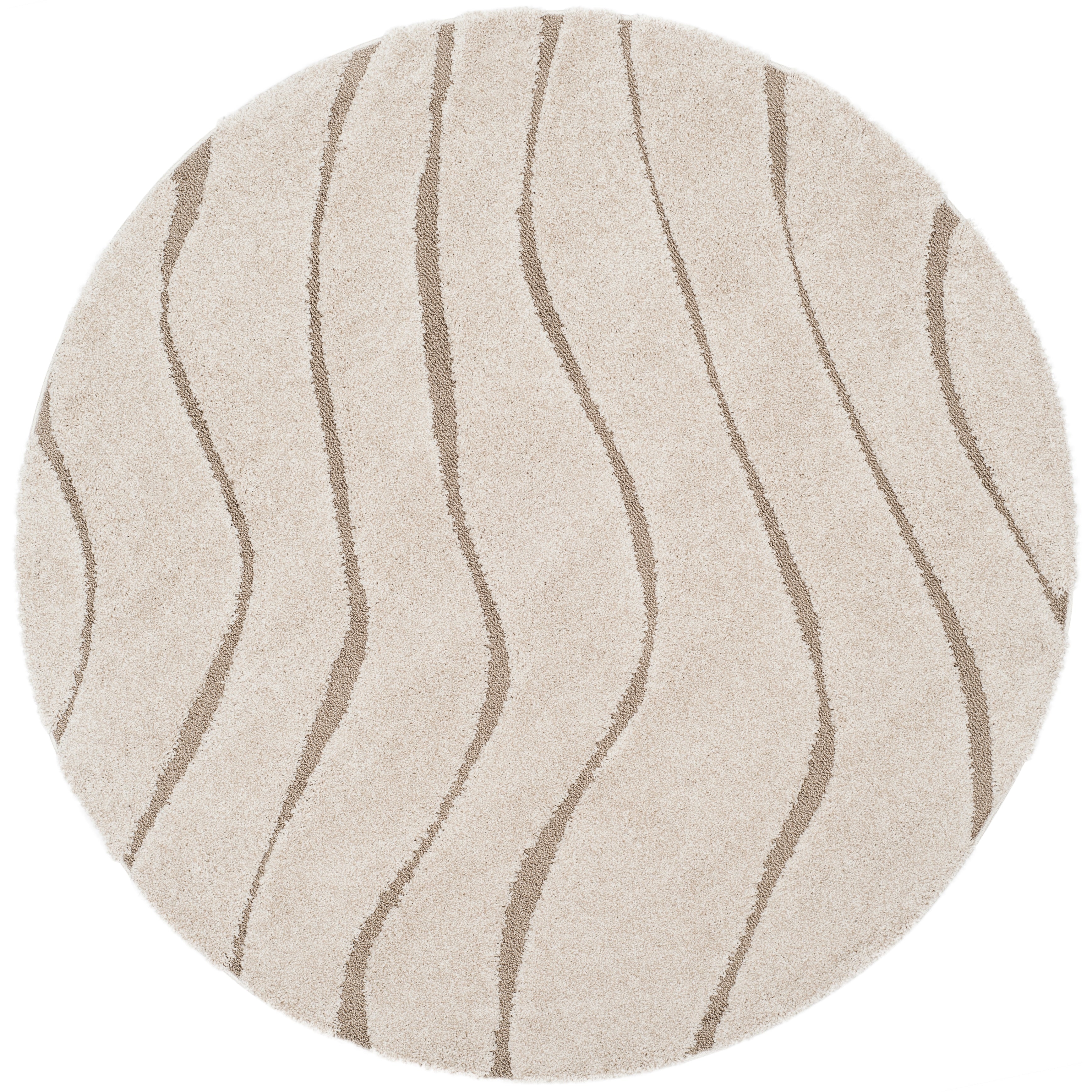 SAFAVIEH Florida Shag Borbala Soft Serene Waves 1.2-inch Thick