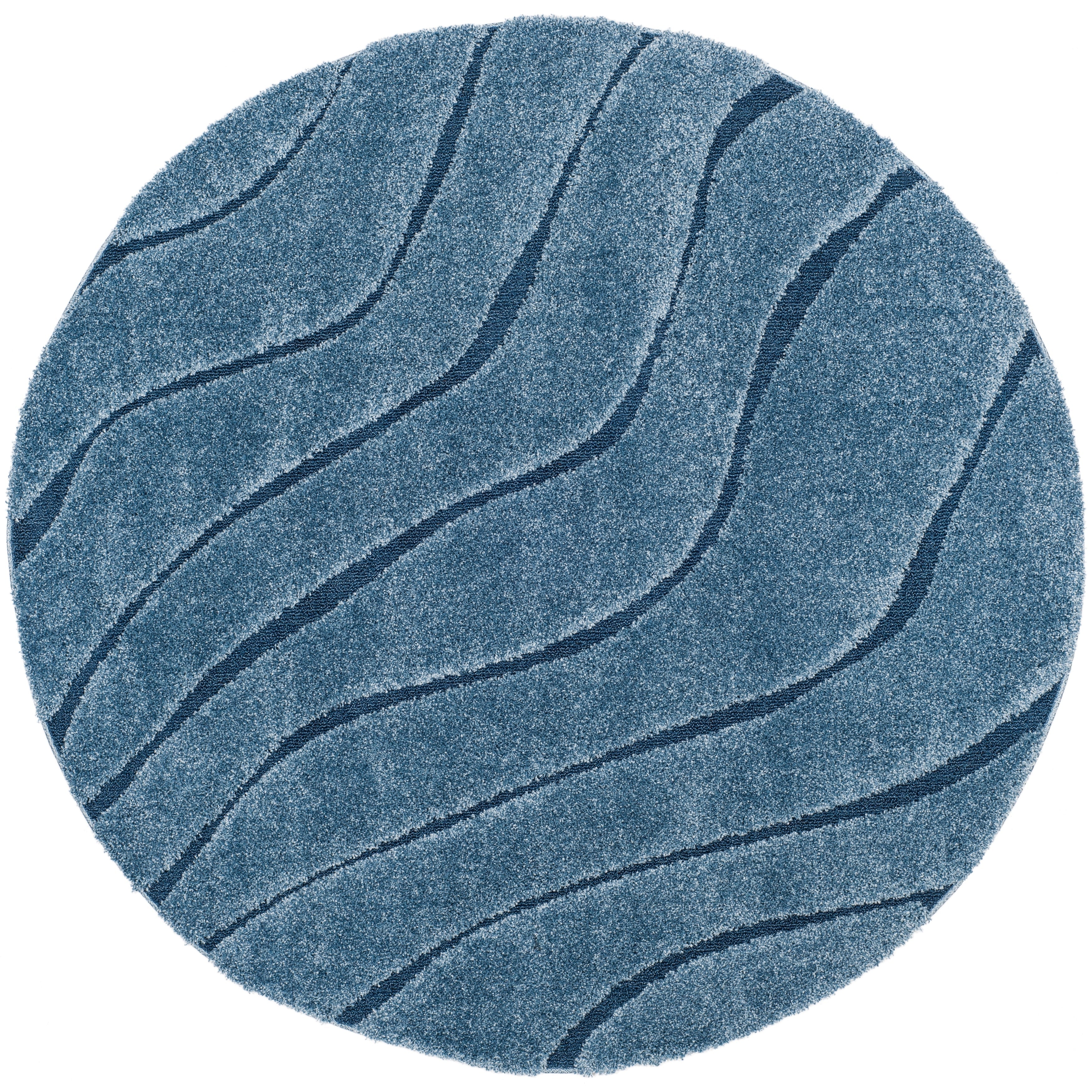 SAFAVIEH Florida Shag Borbala Soft Serene Waves 1.2-inch Thick