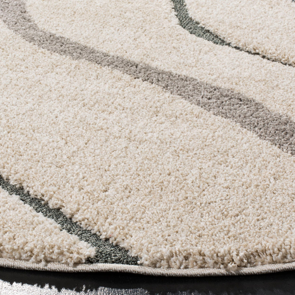 SAFAVIEH Florida Shag Borbala Ondulations douces et sereines 3 cm d'épaisseur