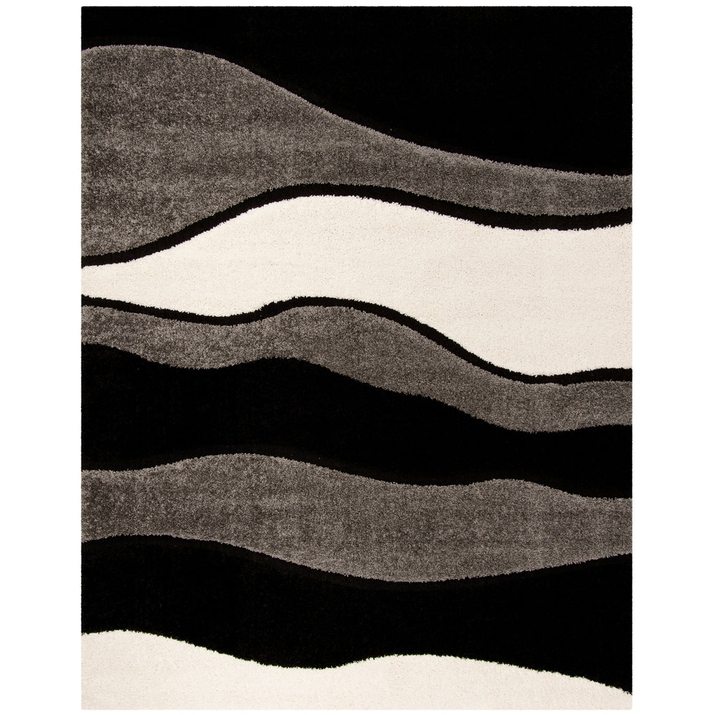 Tapis SAFAVIEH Florida Shag Melahat Abstract Wave de 3 cm d'épaisseur