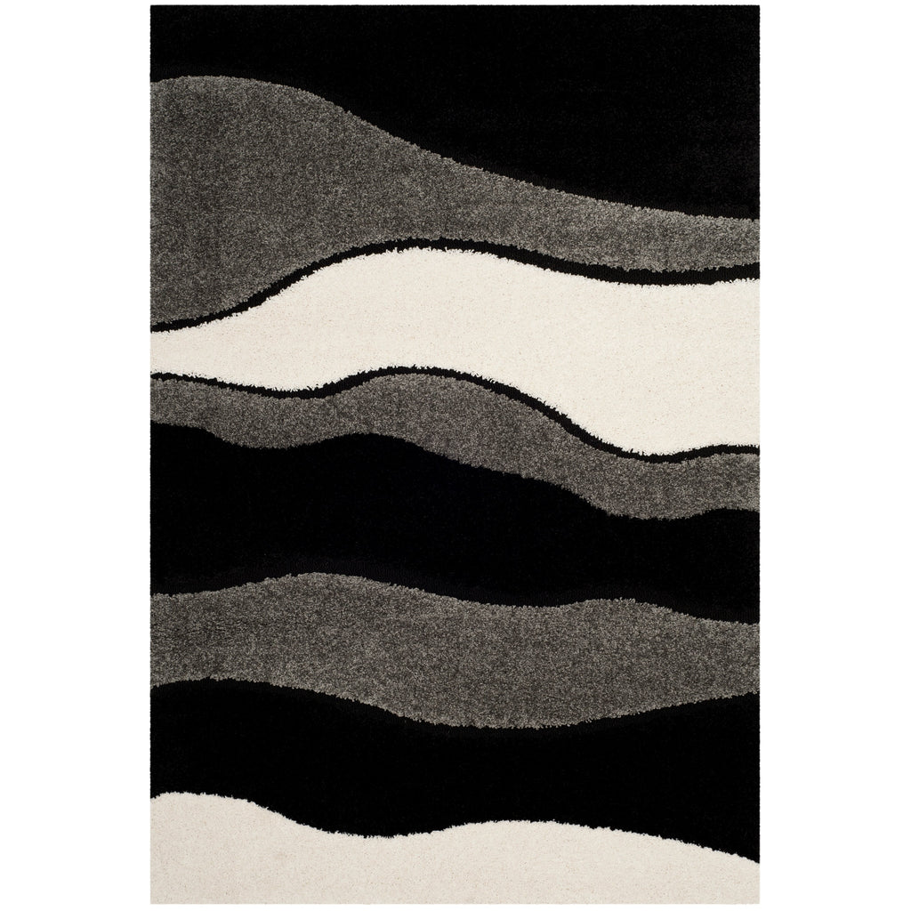 Tapis SAFAVIEH Florida Shag Melahat Abstract Wave de 3 cm d'épaisseur
