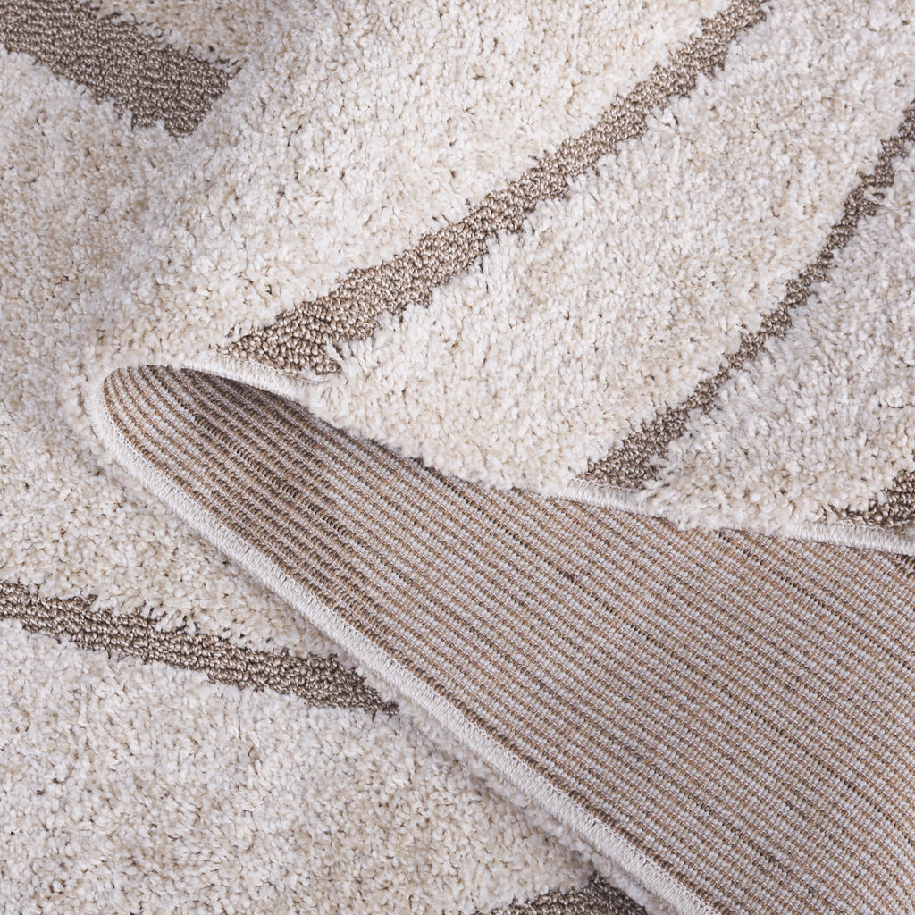 Tapis SAFAVIEH Florida Shag Staka Abstract Waves de 3 cm d'épaisseur