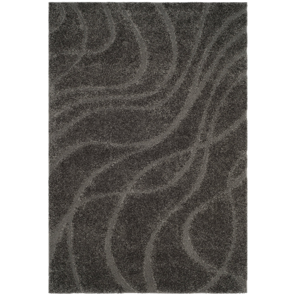 Tapis SAFAVIEH Florida Shag Staka Abstract Waves de 3 cm d'épaisseur