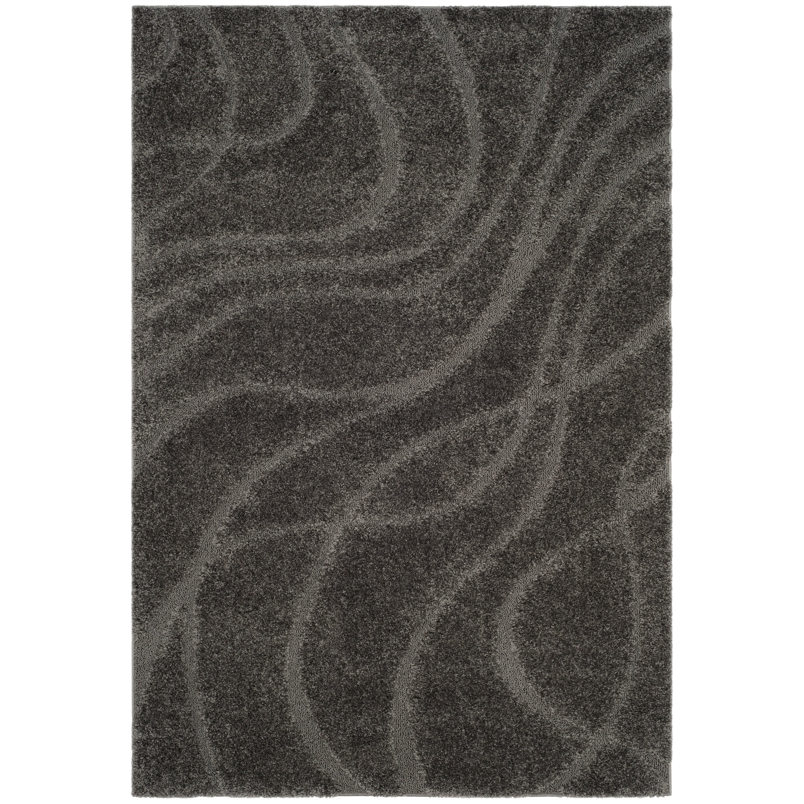 SAFAVIEH Florida Shag Staka Abstract Waves 1.2-inch Area Rug