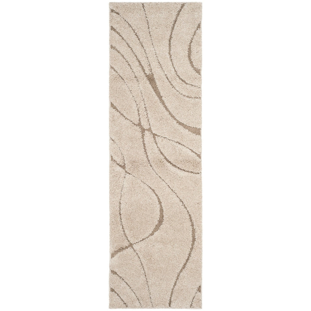 Tapis SAFAVIEH Florida Shag Staka Abstract Waves de 3 cm d'épaisseur