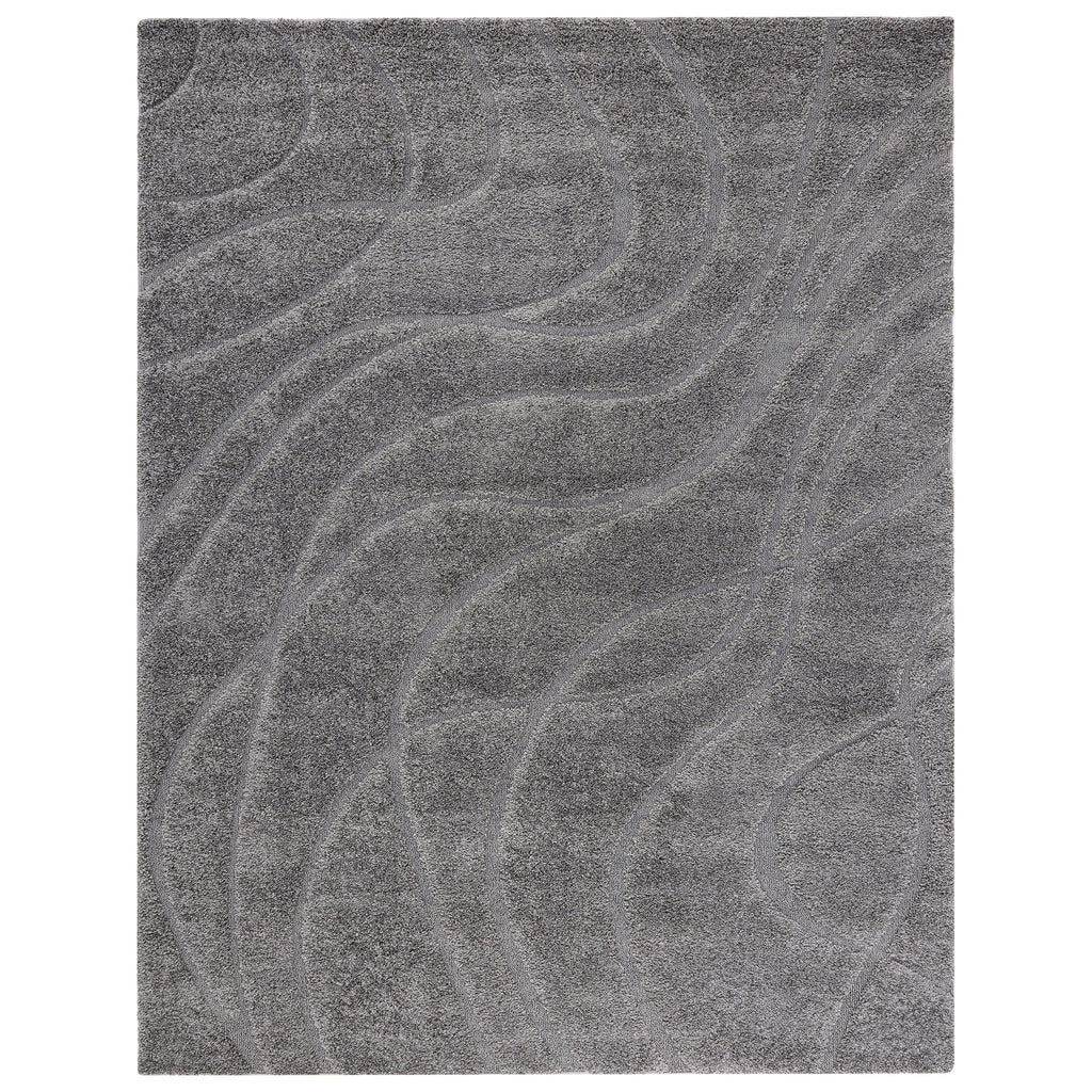 Tapis SAFAVIEH Florida Shag Staka Abstract Waves de 3 cm d'épaisseur