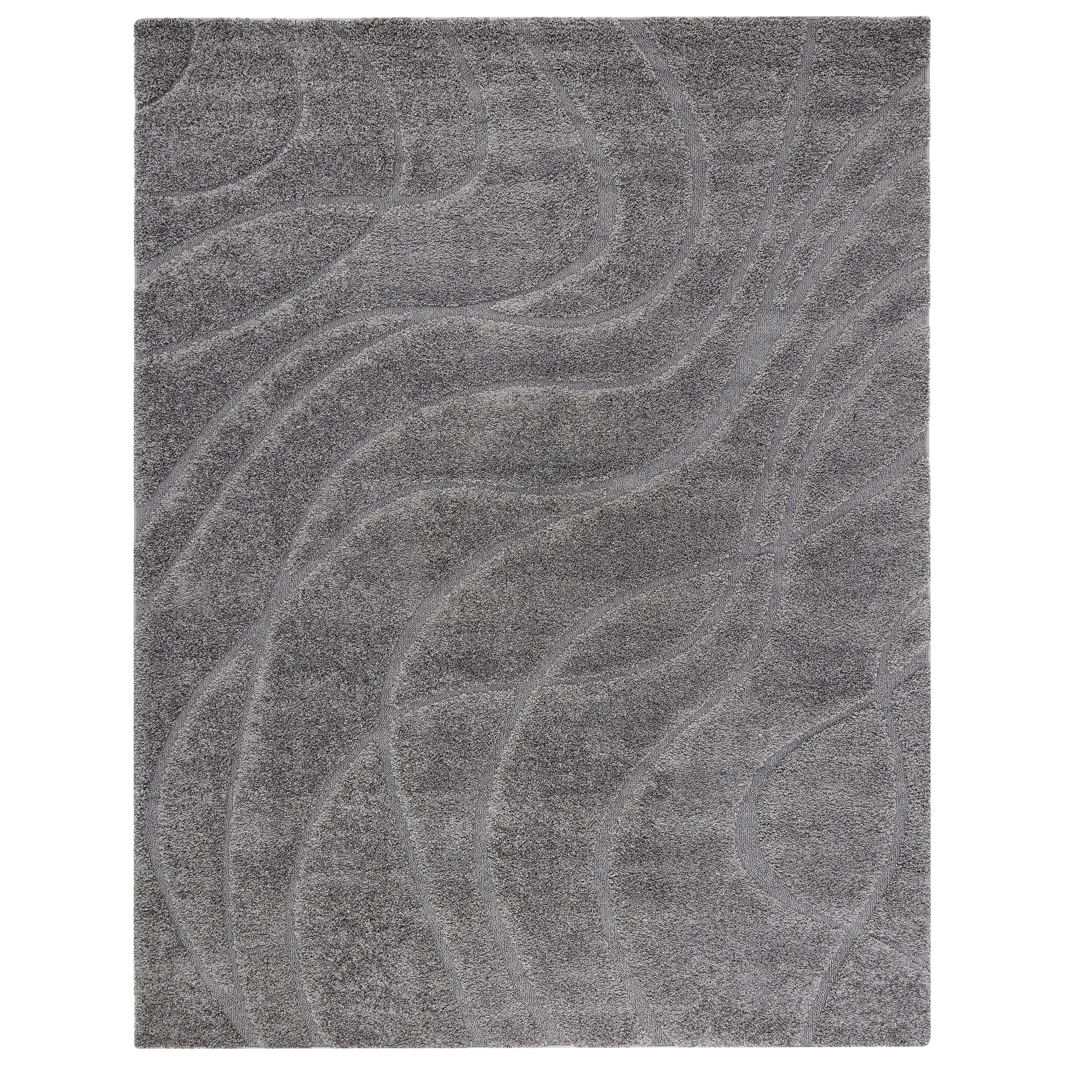 SAFAVIEH Florida Shag Staka Abstract Waves 1.2-inch Area Rug