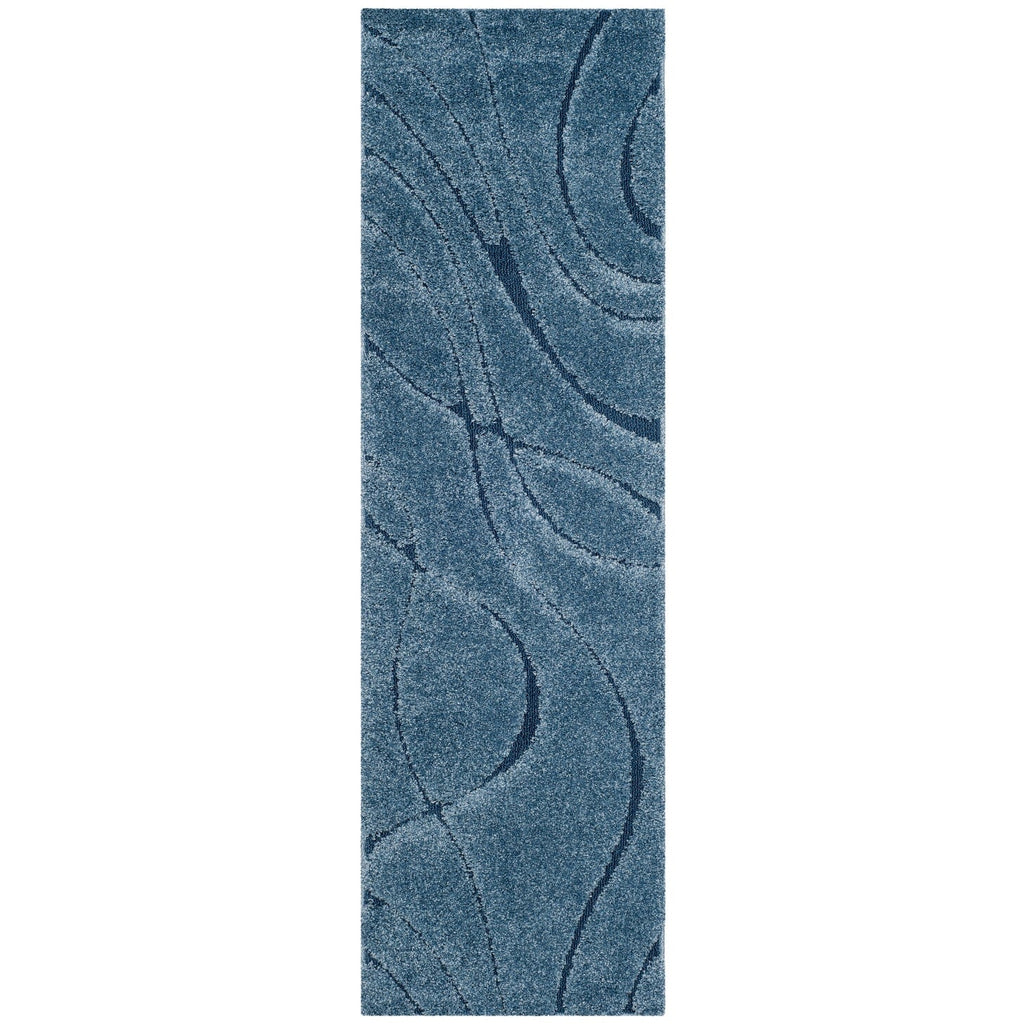 Tapis SAFAVIEH Florida Shag Staka Abstract Waves de 3 cm d'épaisseur