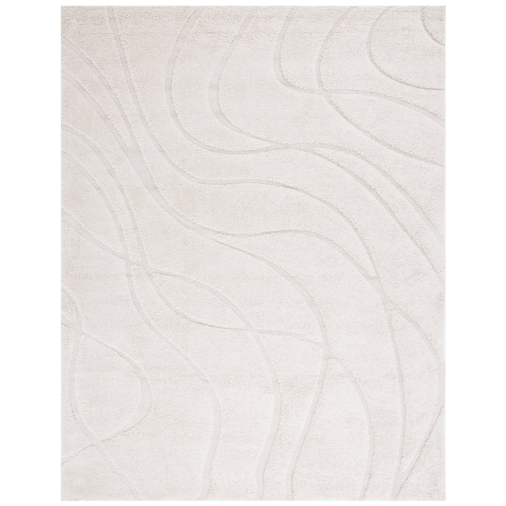 Tapis SAFAVIEH Florida Shag Staka Abstract Waves de 3 cm d'épaisseur