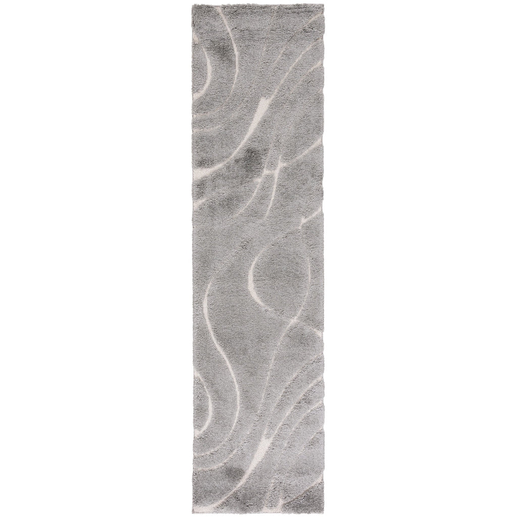 Tapis SAFAVIEH Florida Shag Staka Abstract Waves de 3 cm d'épaisseur