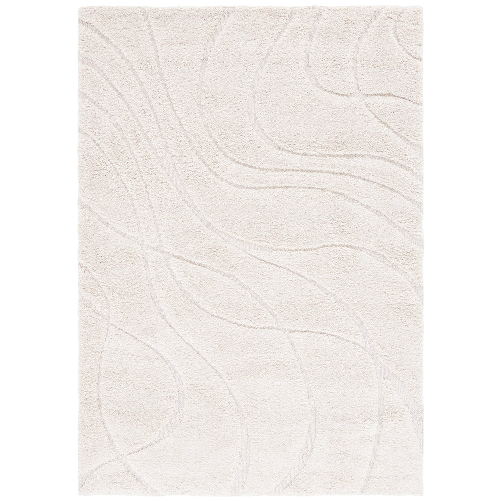 Tapis SAFAVIEH Florida Shag Staka Abstract Waves de 3 cm d'épaisseur