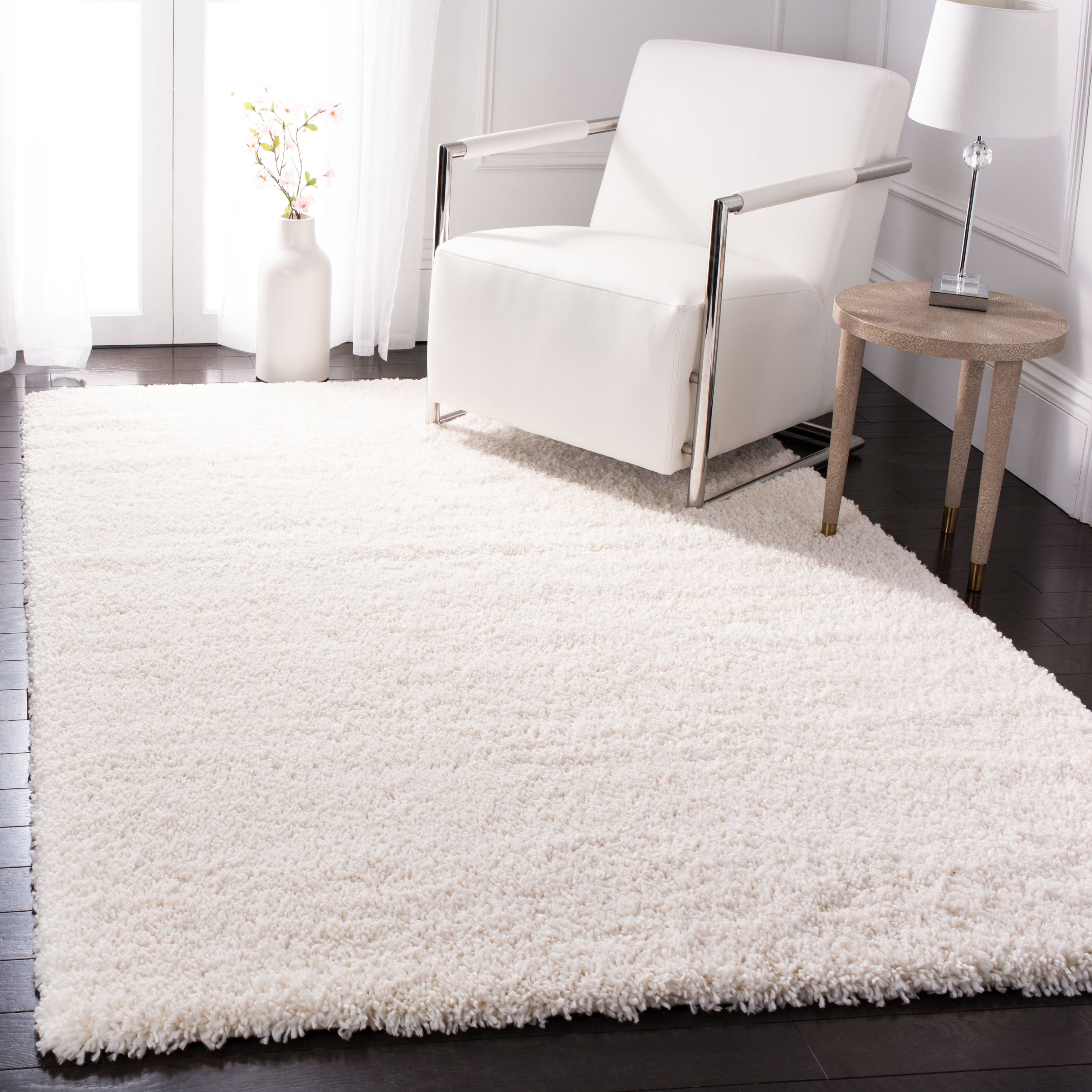 SAFAVIEH Fontana Shag Dagi Solid 2-inch Thick Rug