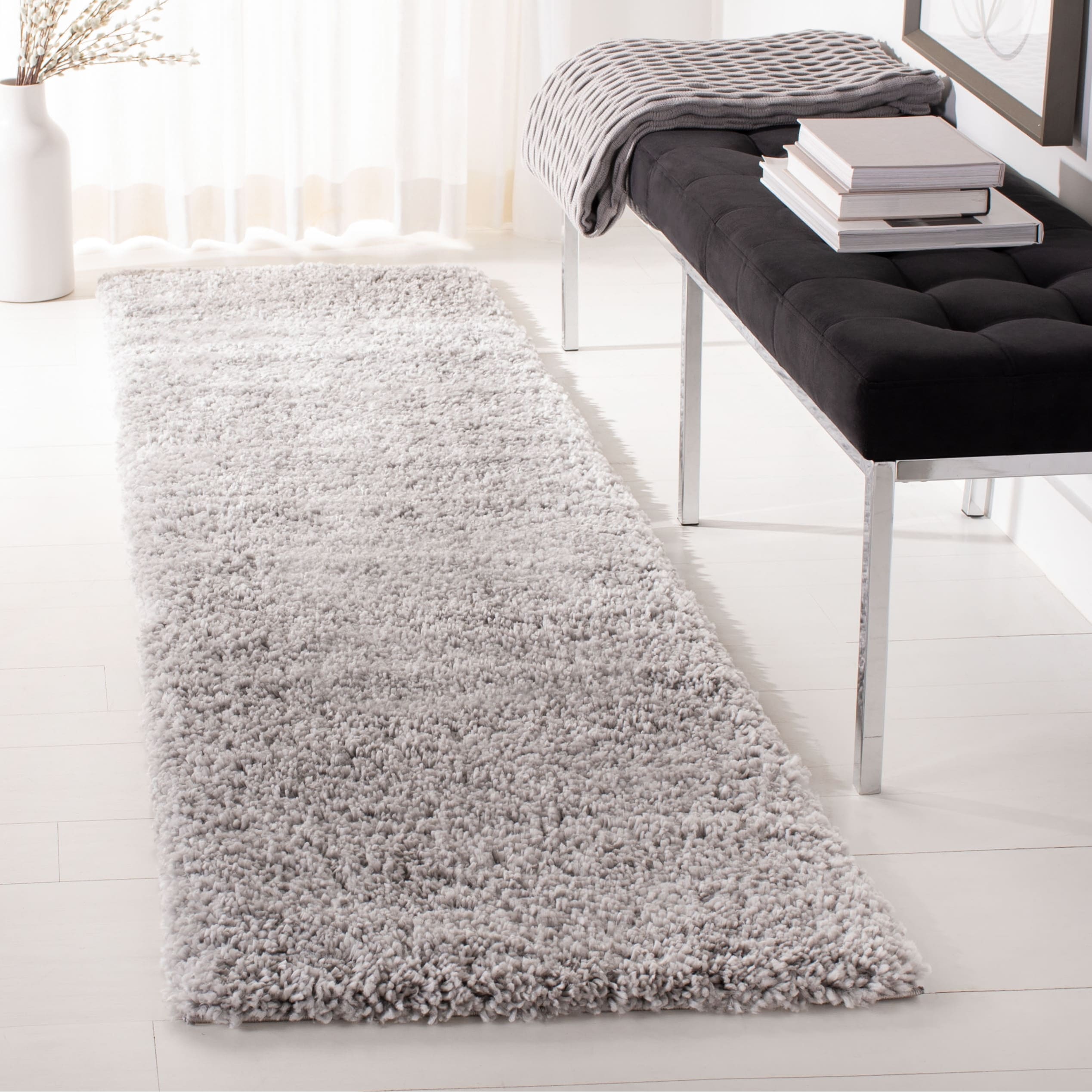 SAFAVIEH Fontana Shag Dagi Solid 2-inch Thick Rug