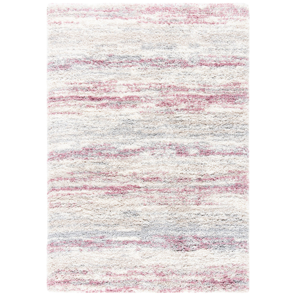 SAFAVIEH Fontana Shag Mevlide Modern Stripe 2-inch Thick Rug