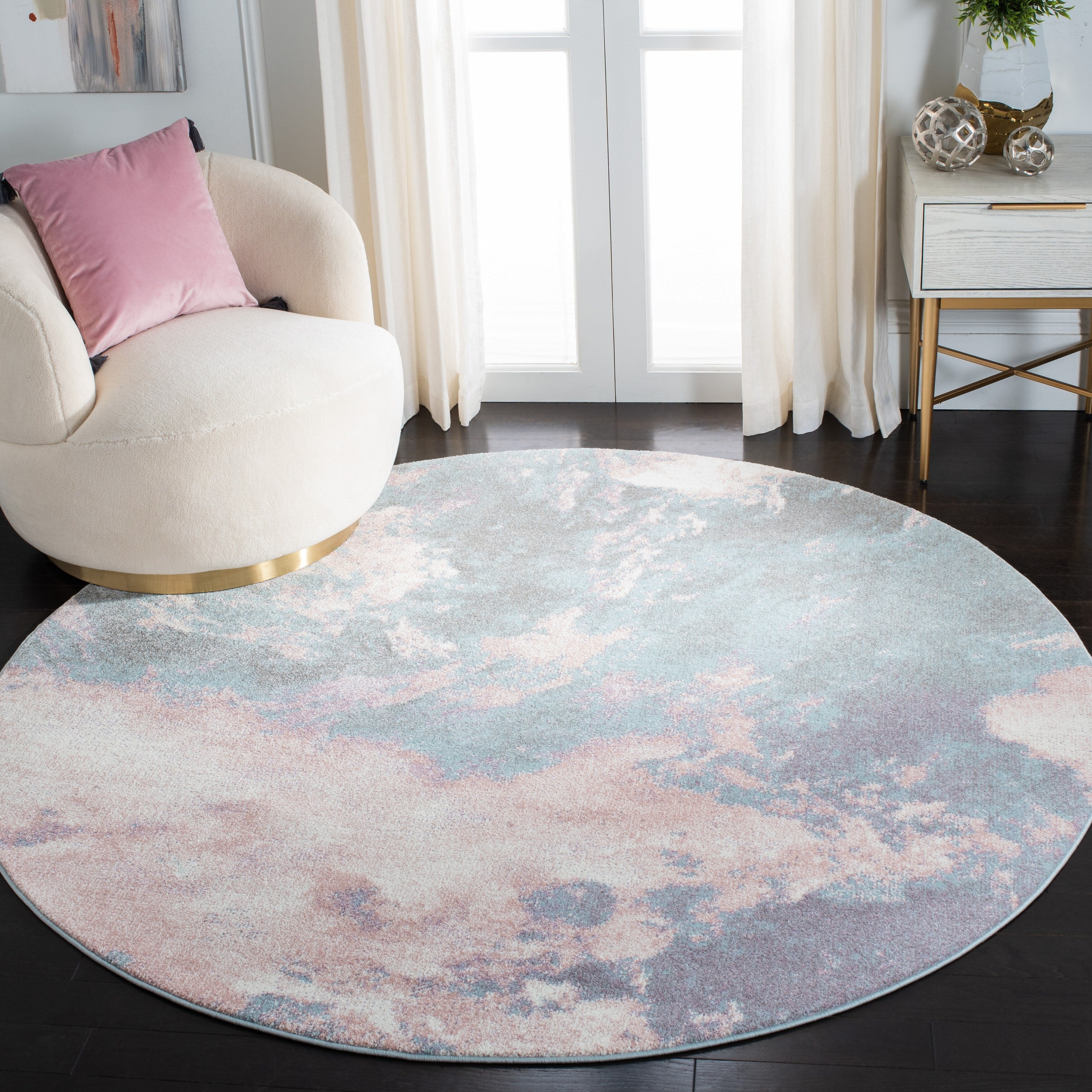 SAFAVIEH Glacier Beno卯te Modern Abstract Rug