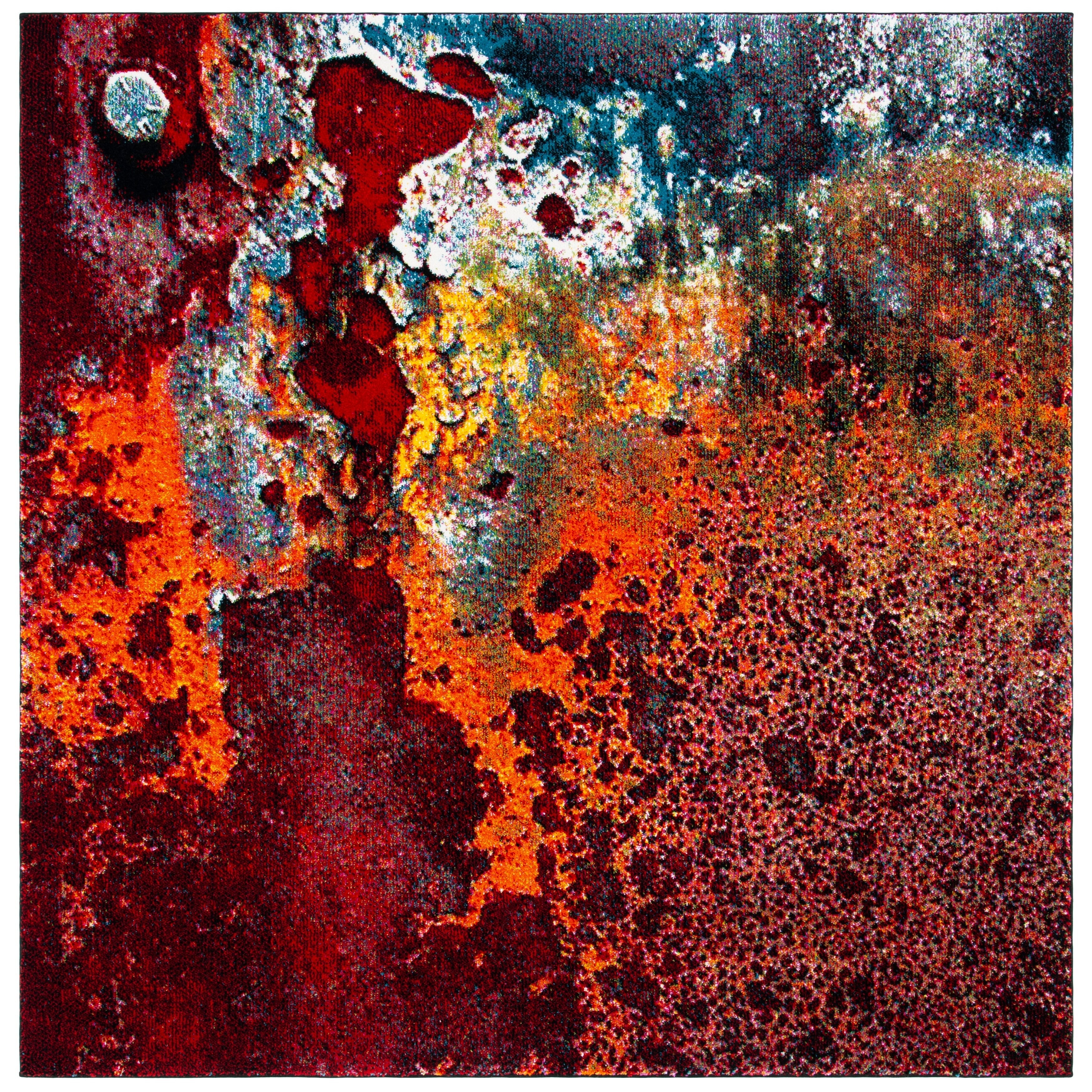 SAFAVIEH Glacier Honey Watercolor Modern Abstract Rug