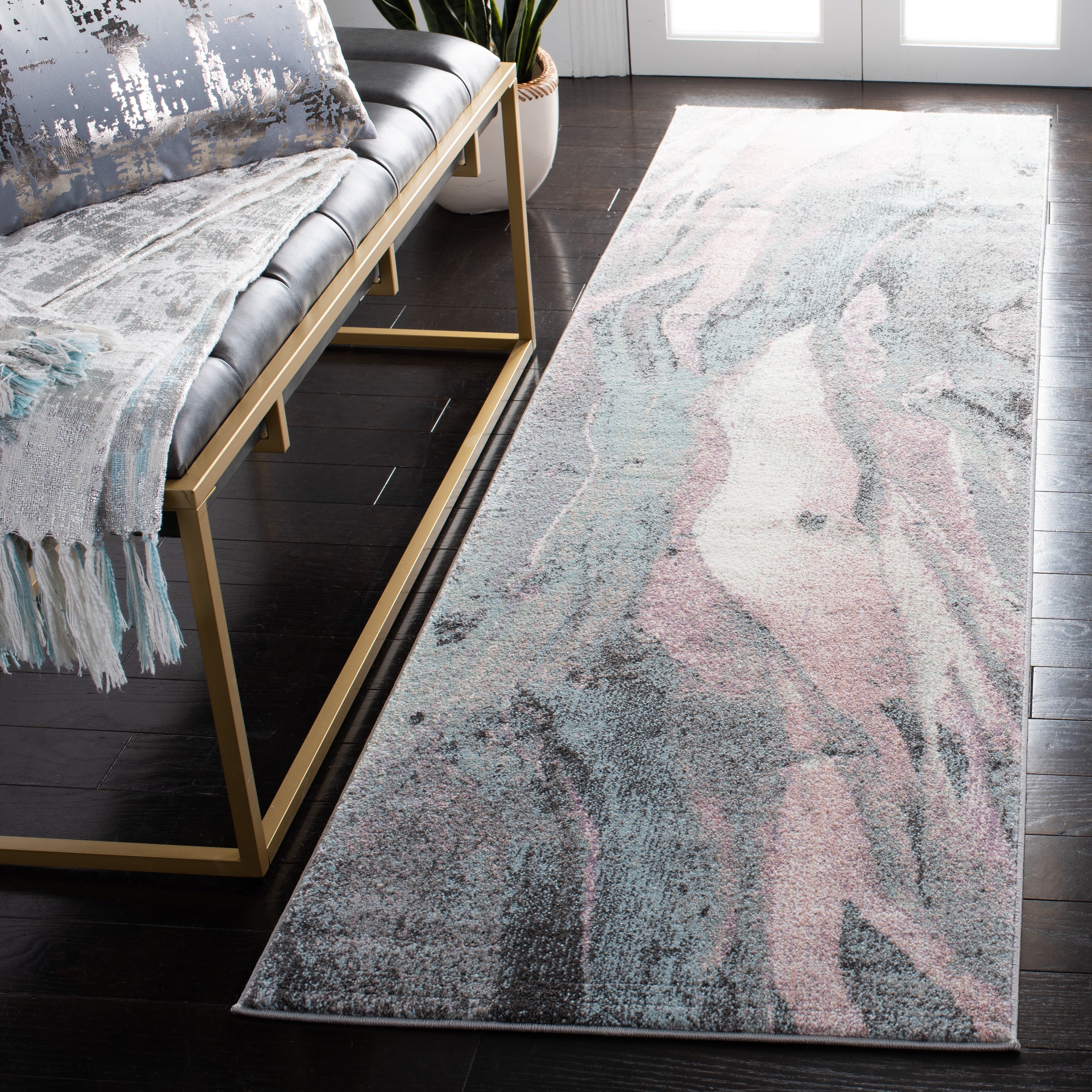SAFAVIEH Glacier Verity Modern Abstract Area Rug