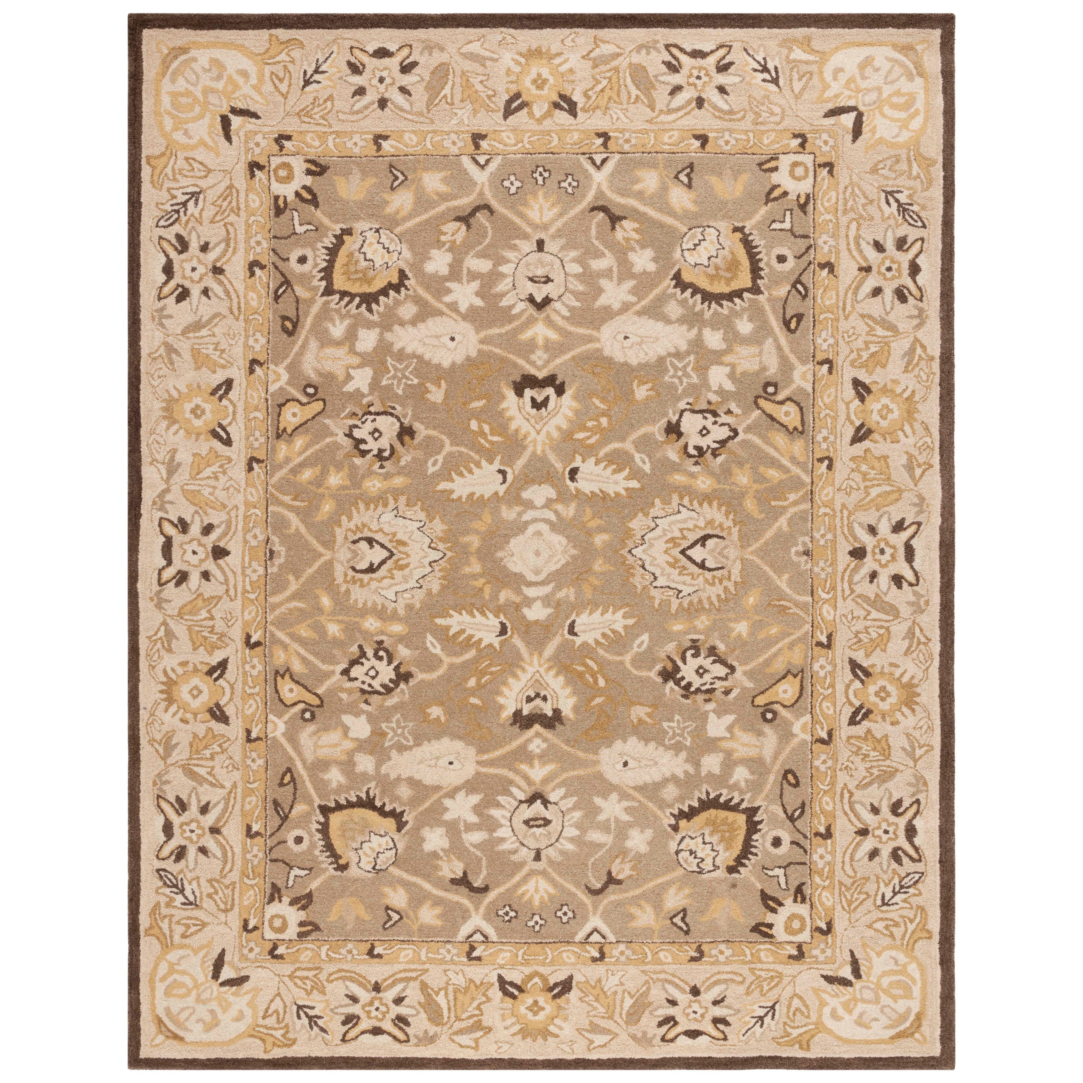 SAFAVIEH Handmade Anatolia Renelle Traditional Oriental Hand-spun Wool Rug