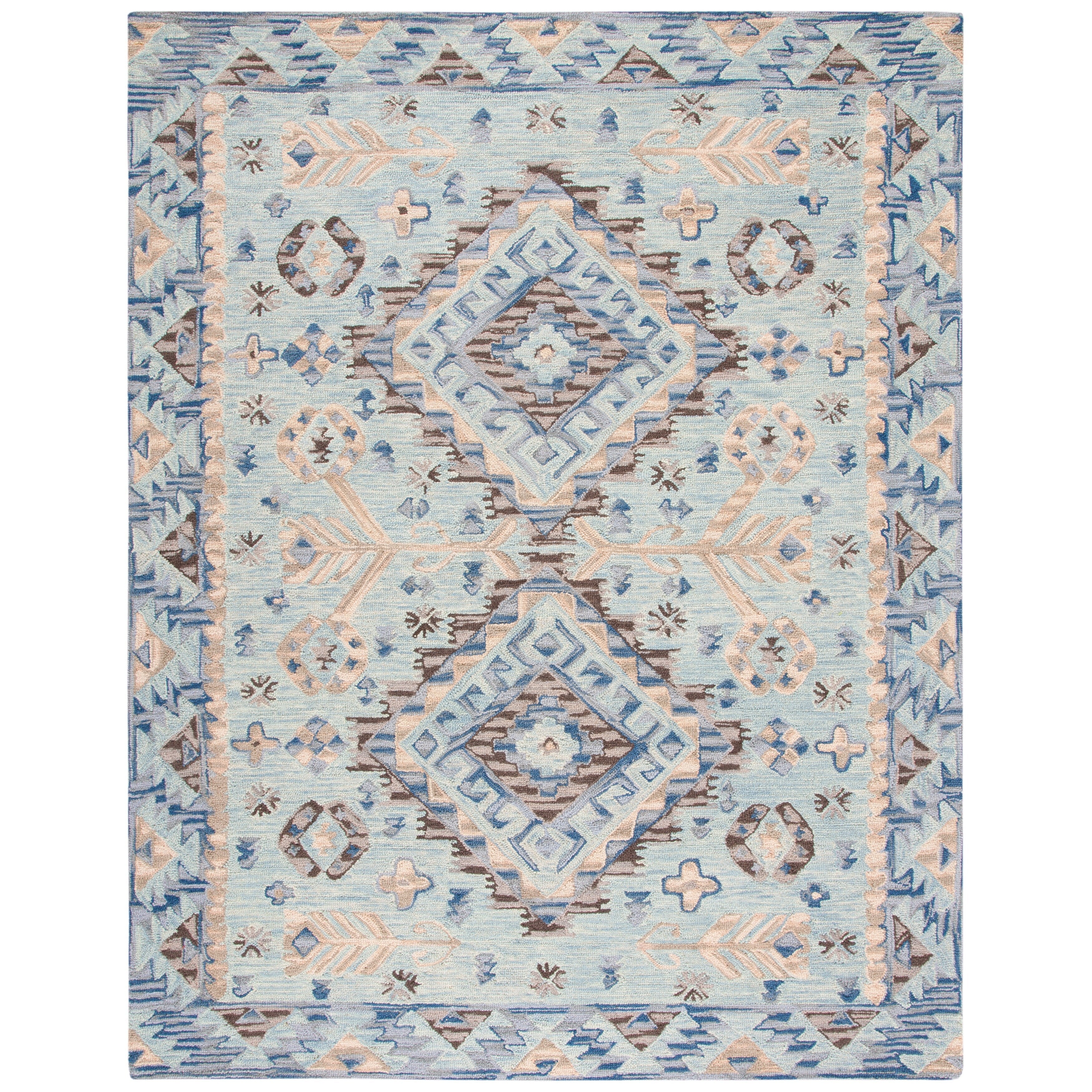 SAFAVIEH Handmade Aspen Ermira Boho Tribal Wool Rug
